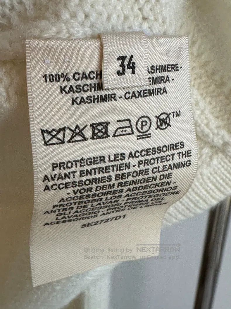 Hermes Hermes Women's Cashmere Open Front Jacket Size XXS / US 00 / IT 34 - 2 Thumbnail