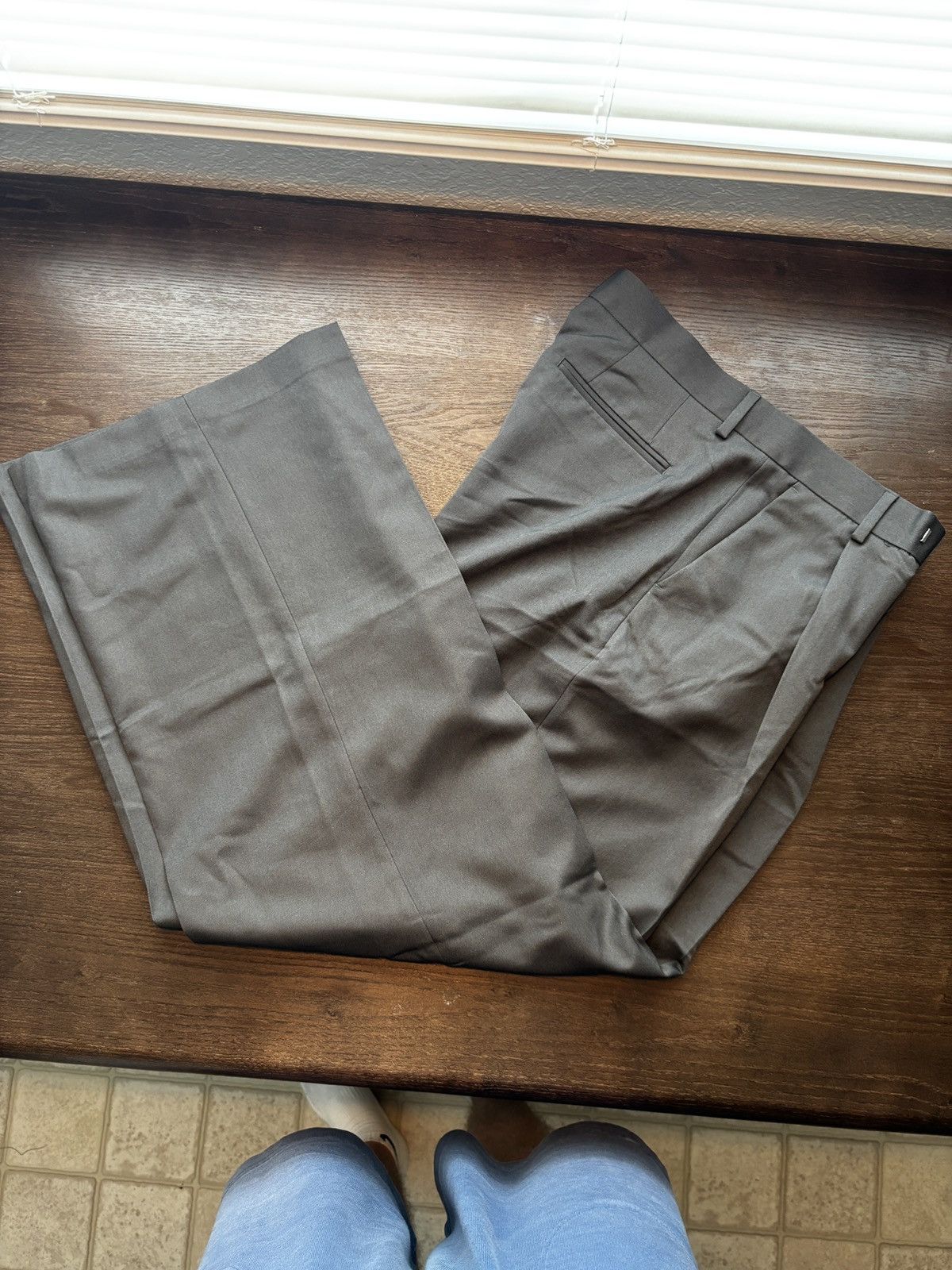 Asos ASOS CHARCOAL SUIT PANTS Size US 34 / EU 50 - 1 Thumbnail