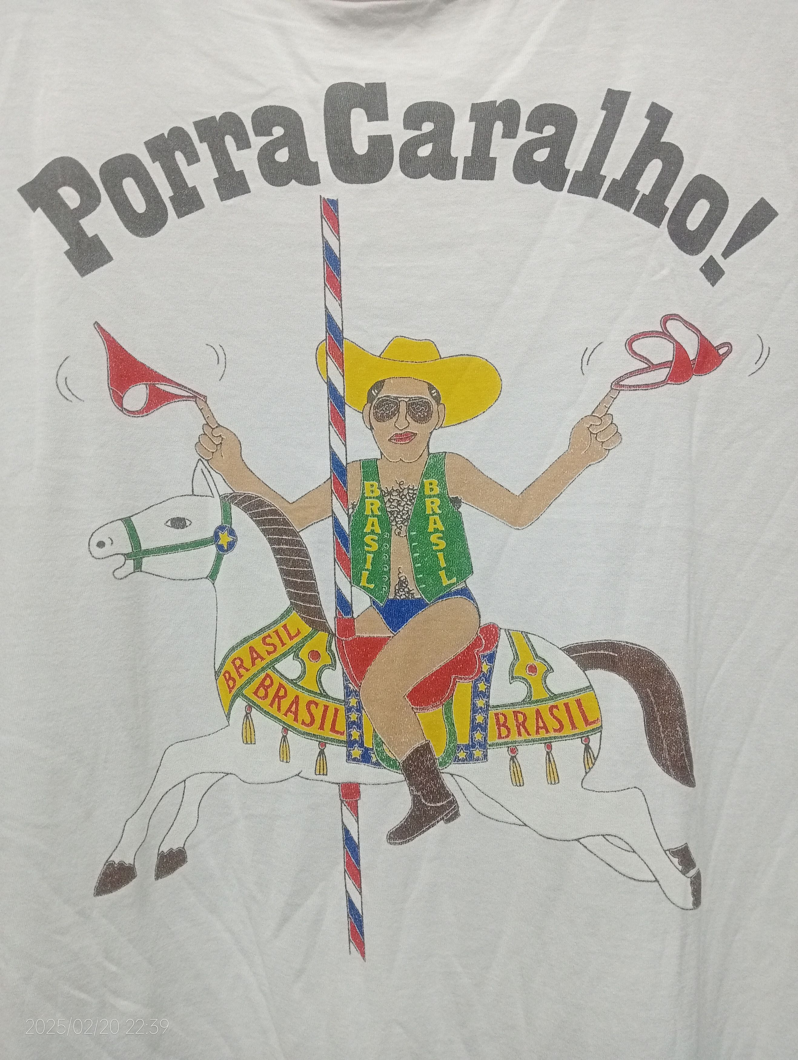 Wacko Maria Vintage Wacko Maria Rudees Porra Caralho Tee Very Rare Size US S / EU 44-46 / 1 - 7 Thumbnail