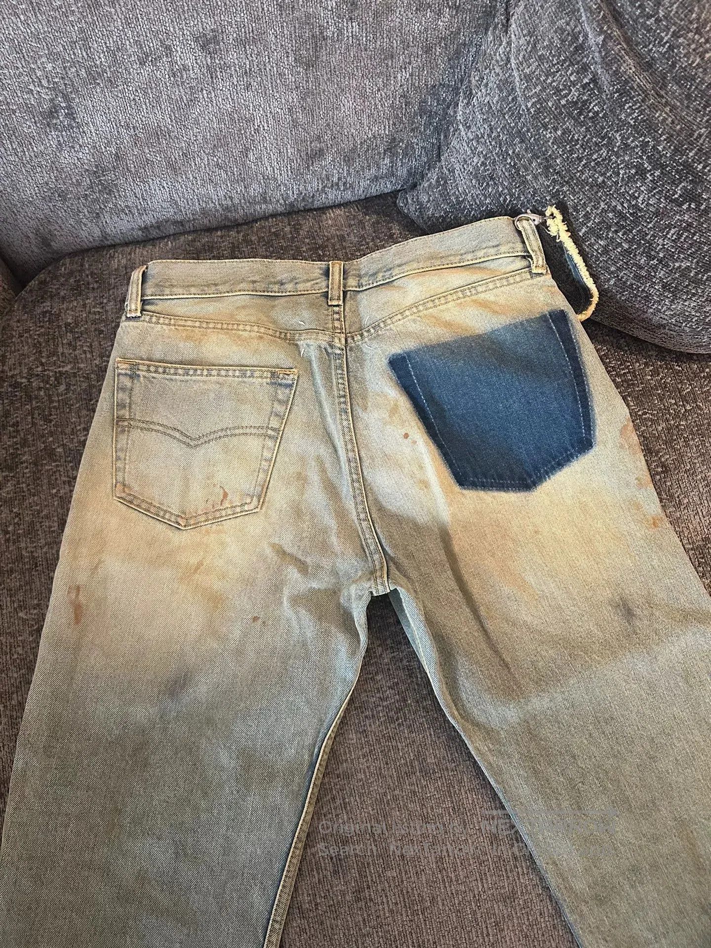 Maison Margiela Maison Margiela Distressed Splatter Jeans. Size US 40 / EU 56 - 2 Thumbnail