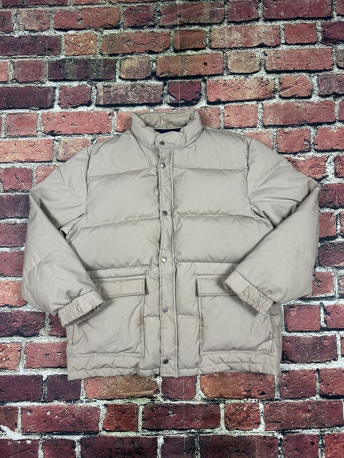 Vintage Vintage Montgomery Ward Down Puffer Jacket Coat 70s Feathers Size US L / EU 52-54 / 3 - 1 Thumbnail