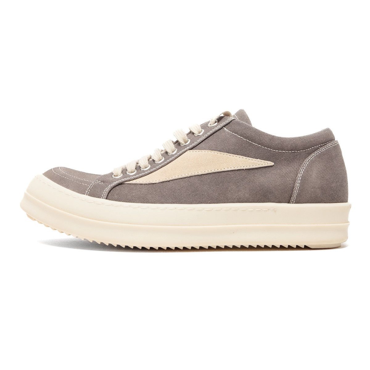 Rick Owens DRKSHDW Hollywood Vintage Sneaker Low Dust Milk Size US 6 / IT 36 - 2 Thumbnail