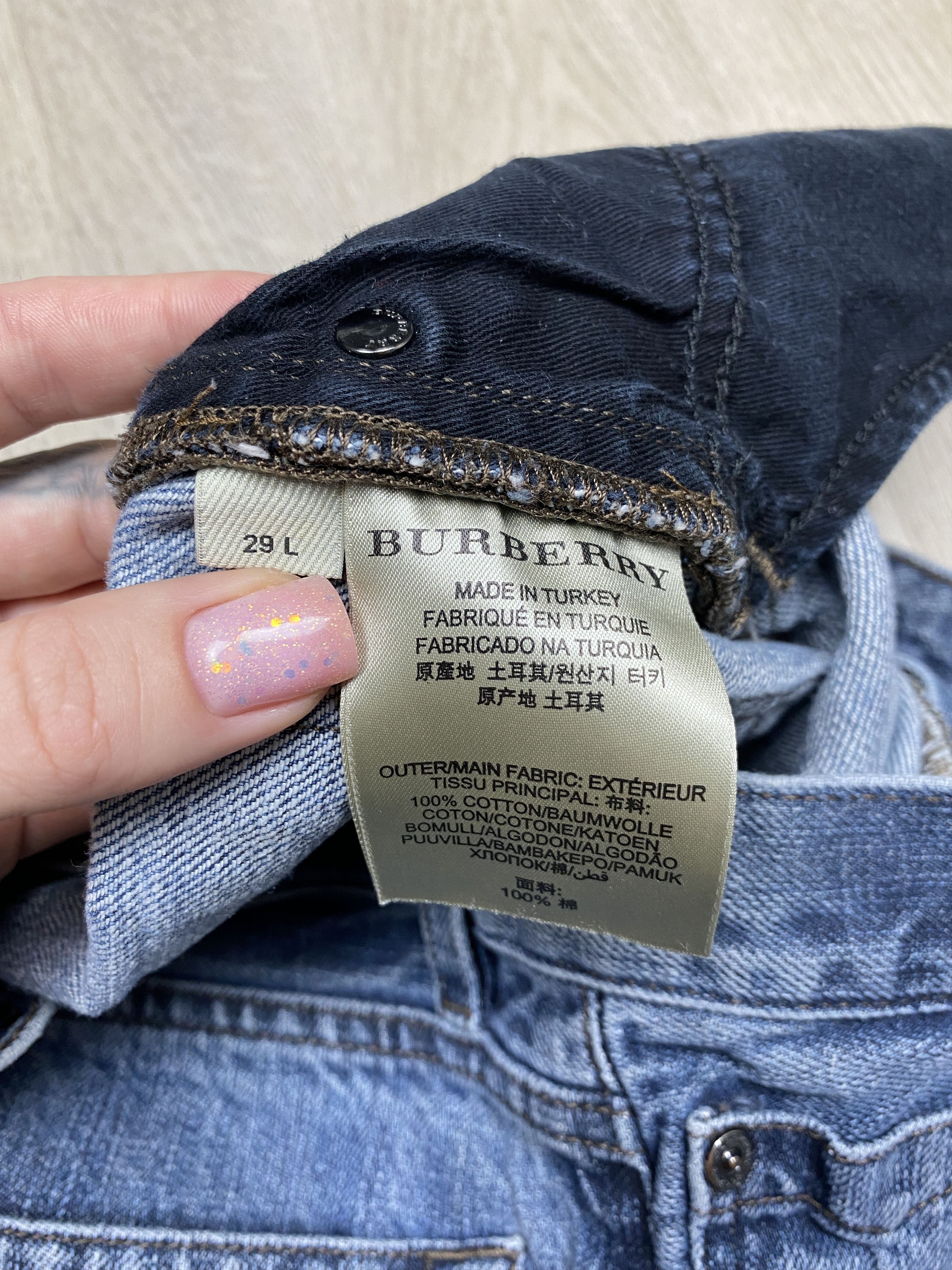 Burberry Burberry London Vintage Womens Denim Pants Jeans Size 29" - 5 Thumbnail
