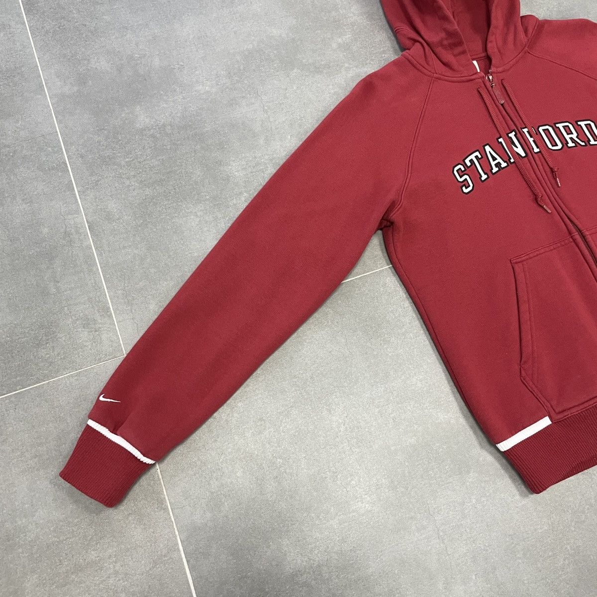 Nike × Vintage Vintage Nike Team Stanford Women Zip Hoodie Size M (8-10) Size M / US 6-8 / IT 42-44 - 3 Thumbnail