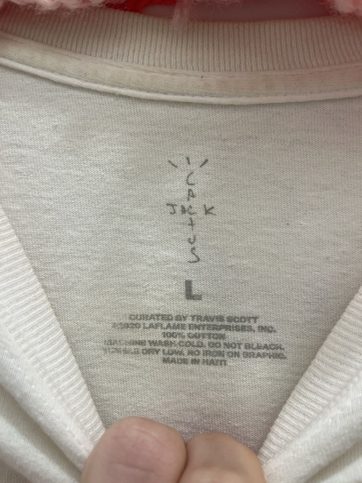 Travis Scott Travis Scott Fortnite Washed White Rage Emote T-Shirt Size US L / EU 52-54 / 3 - 5 Thumbnail