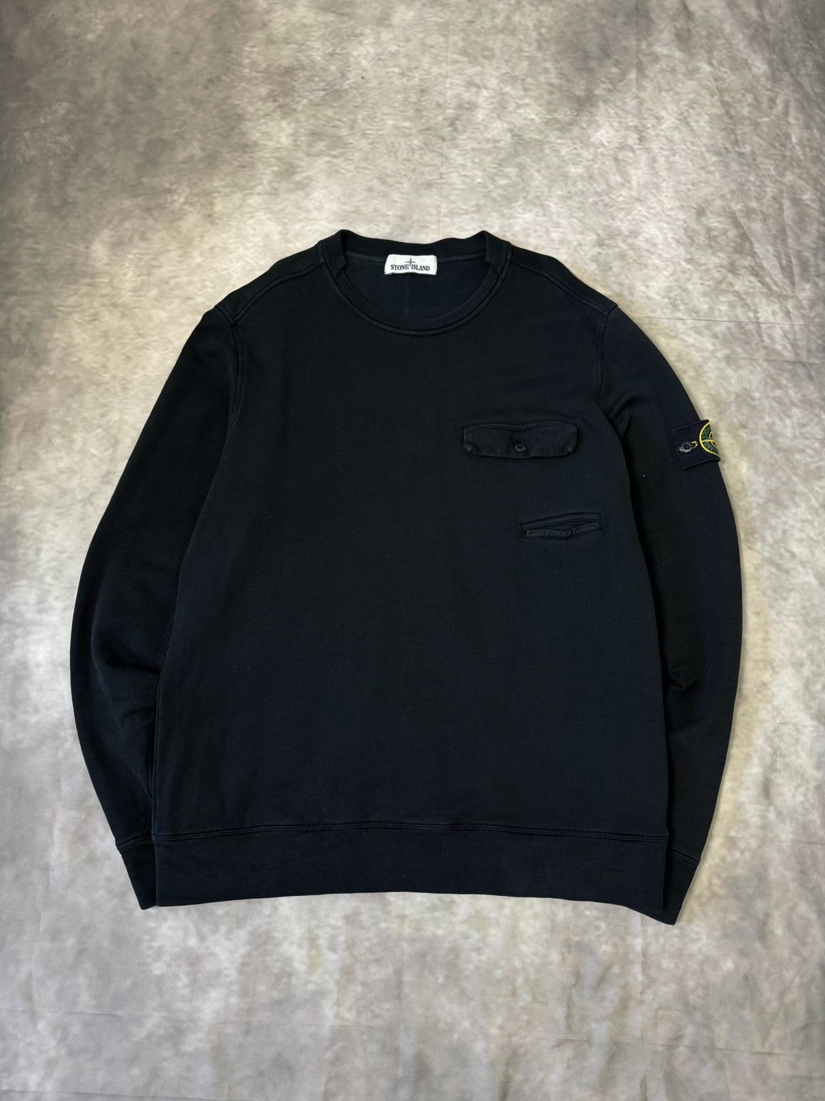 Stone Island Stone Island Black Sweatshirt XL Size US XL / EU 56 / 4 - 1 Thumbnail