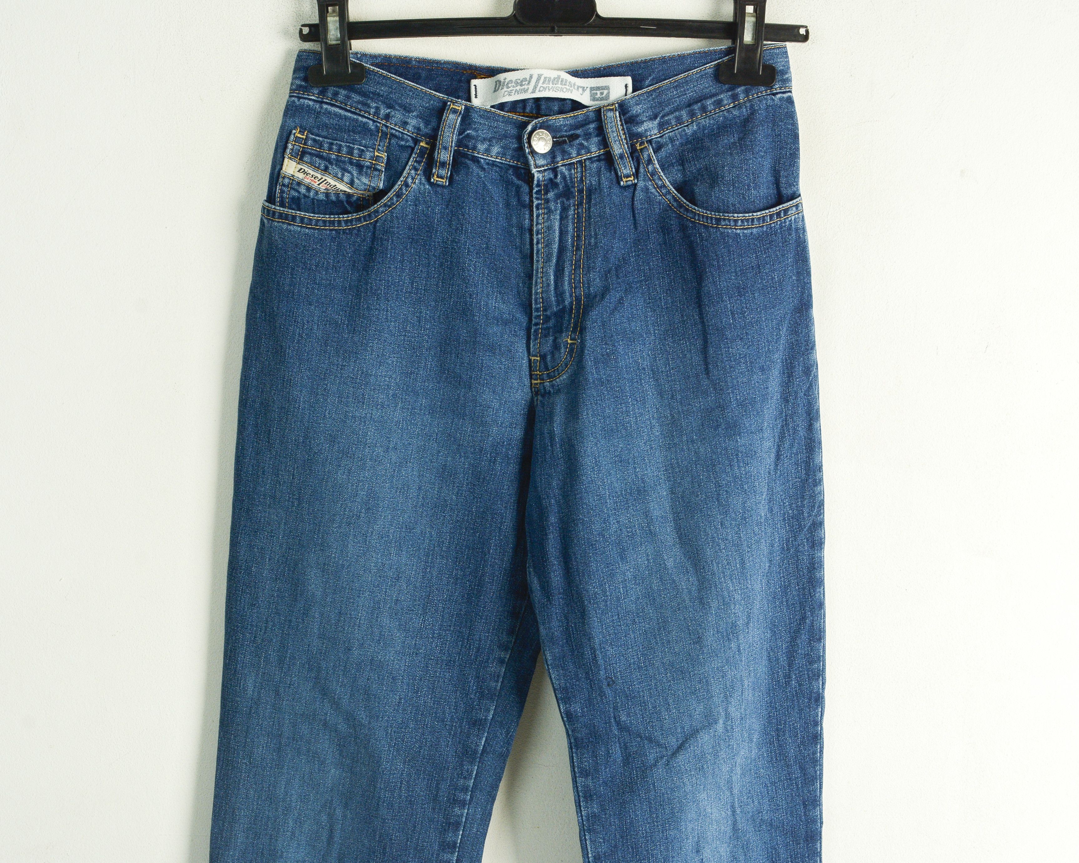 Diesel W29 L34 Industry Zip Fly Jeans Denim Pants Made in ITALY Size US 29 - 2 Thumbnail