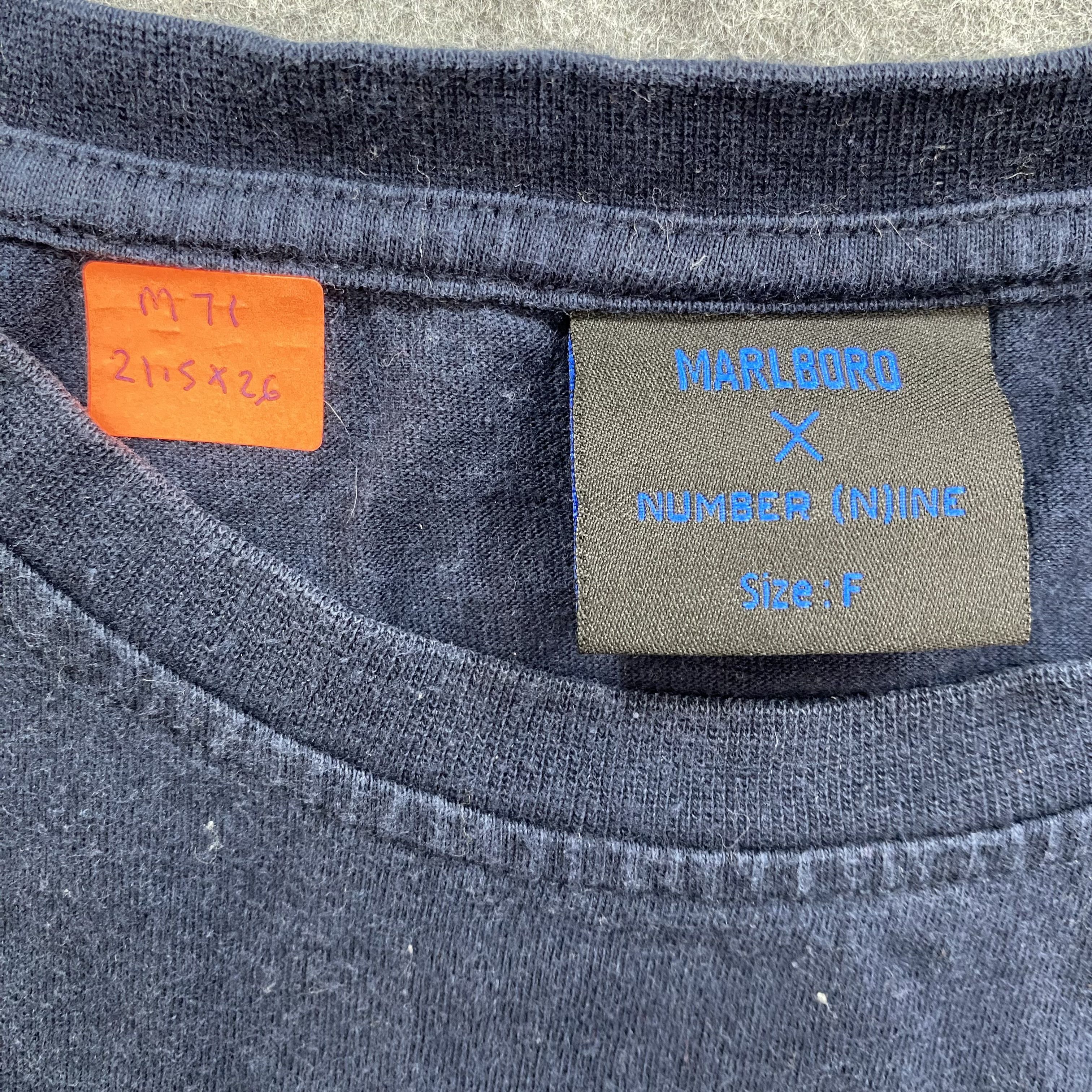 Number (N)ine Number(N)INE x marlboro tshirt-M071 Size US M / EU 48-50 / 2 - 5 Thumbnail
