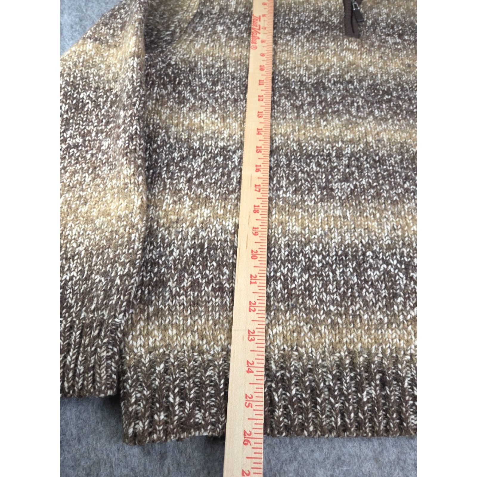 Gap Gap Men's Sweater Long Sleeve Mock Neck Pullover Cotton Blend Large Gray Regular Knit Four Button Closure Zips No holes or stains (Machine Washable) Size US L / EU 52-54 / 3 - 6 Thumbnail
