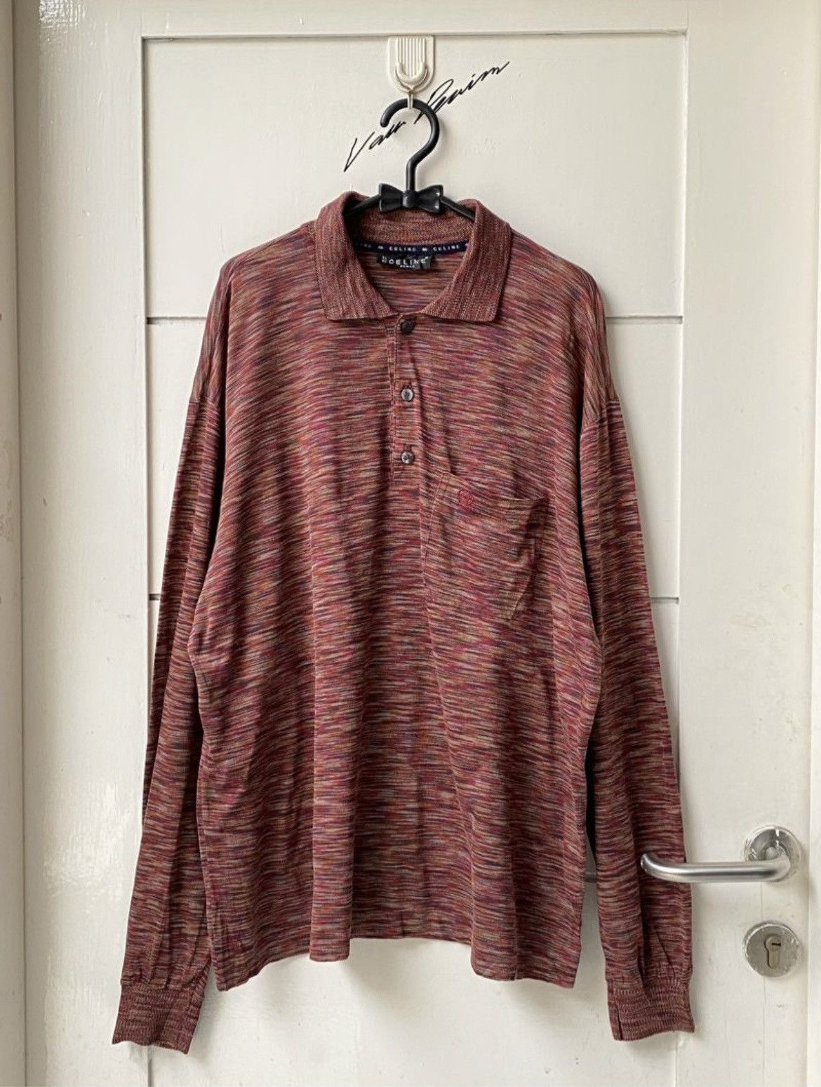 Celine CELINE HOMME Long Sleeve T-shirt Size US L / EU 52-54 / 3 - 7 Thumbnail