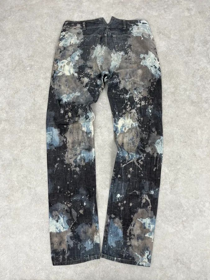 Diesel 2000s Diesel Contemporary Full Splash Painted Effect Pants Size US 32 / EU 48 - 7 Thumbnail