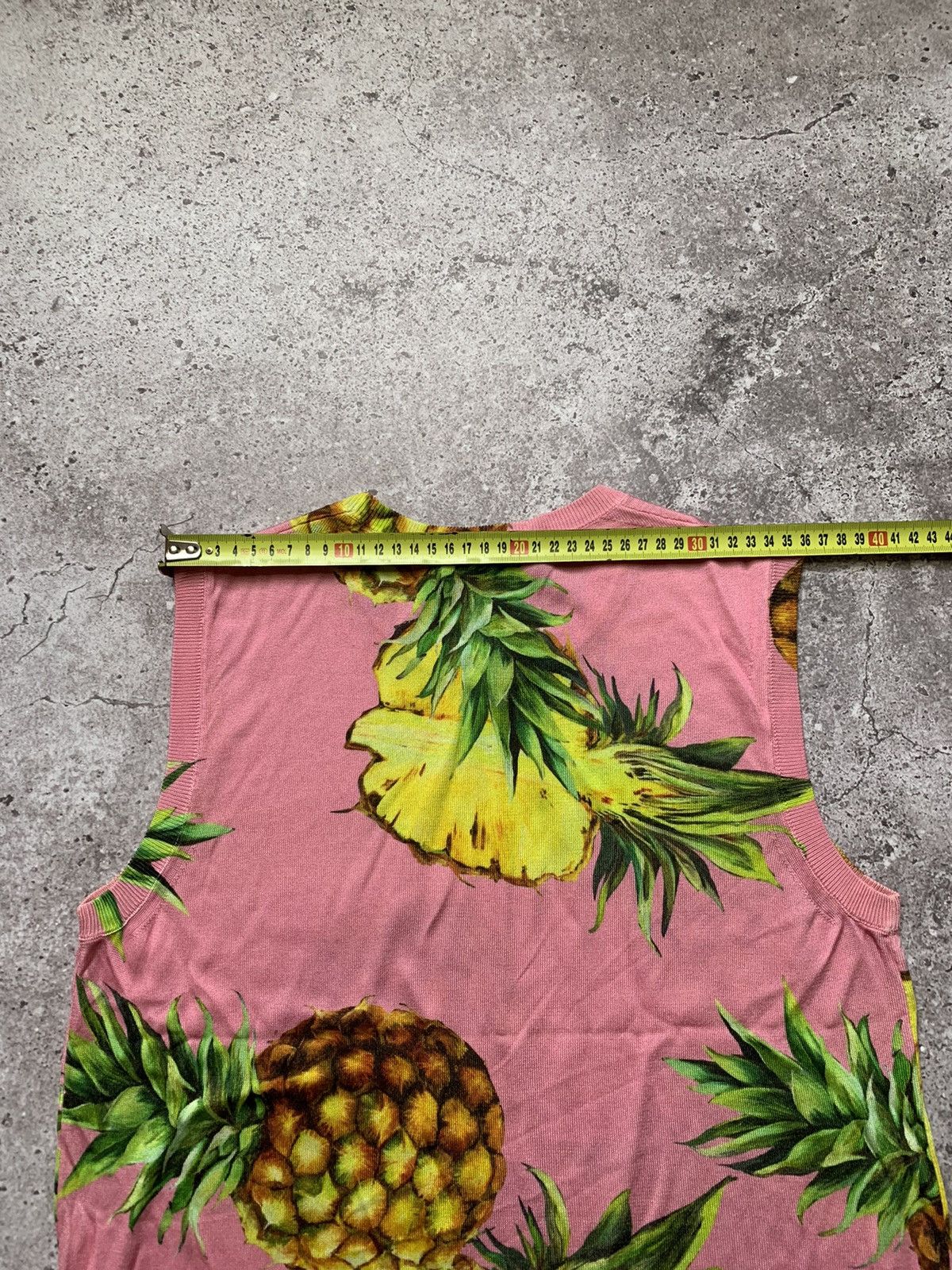 Dolce & Gabbana Rare Dolce & Gabbana Pineapple Tunk Top Size US S / EU 44-46 / 1 - 8 Thumbnail