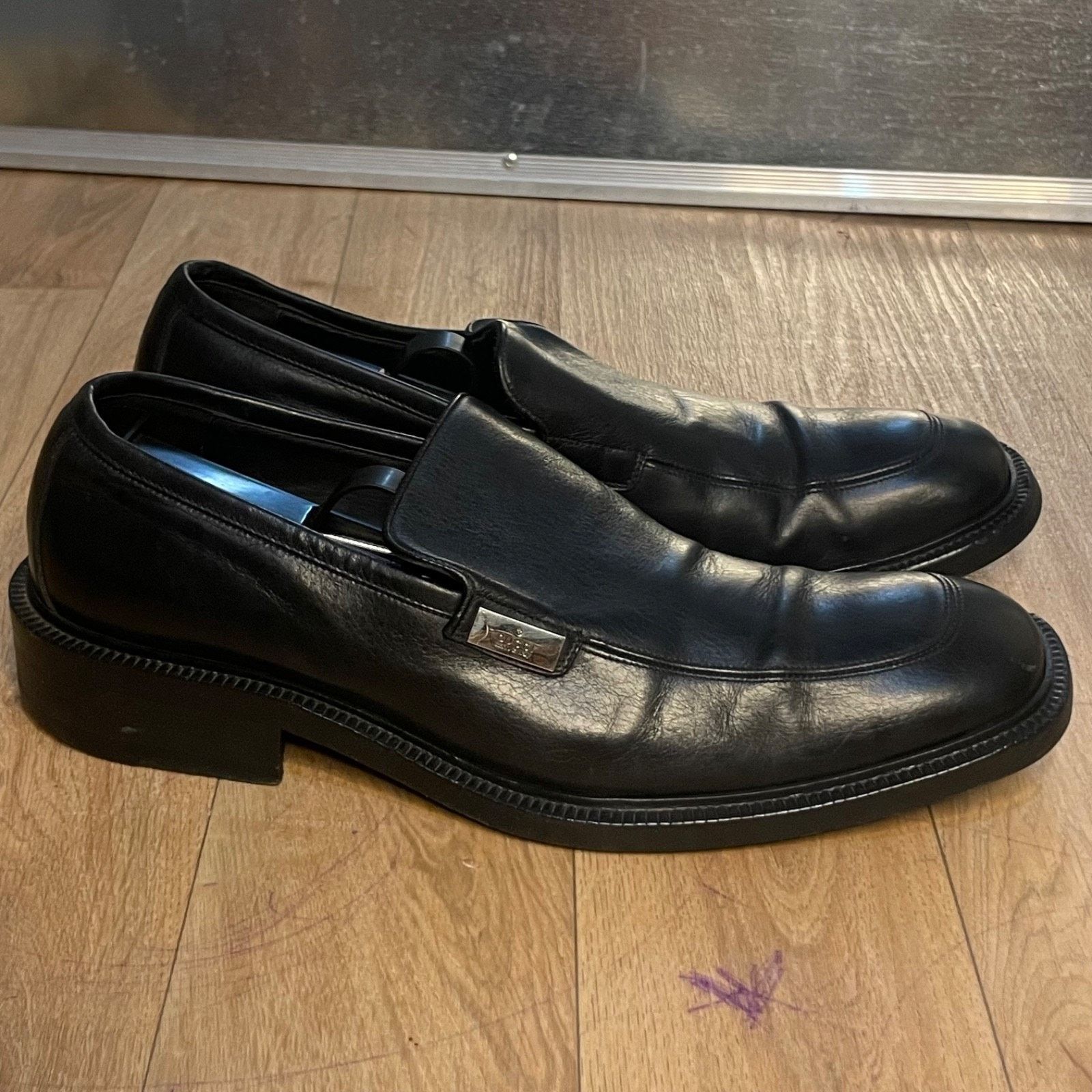 Gucci GUCCI Luxury Shoes Loafers Leather Vintage Dress Italy mens Size US 8 / EU 41 - 1 Thumbnail