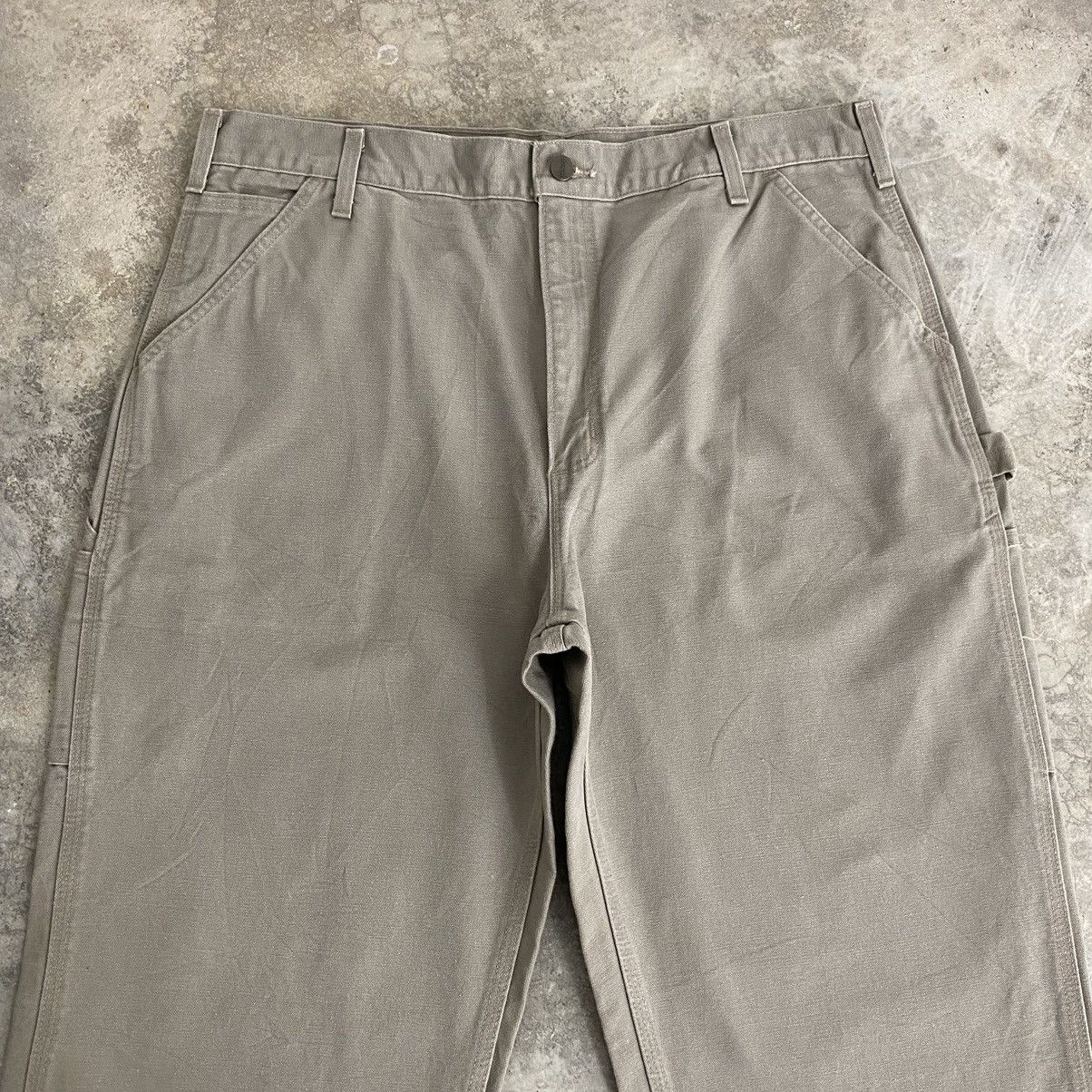 Carhartt × Vintage Vintage Carhartt Desert Grey Carpenter Workwear Pants Size US 38 / EU 54 - 4 Thumbnail