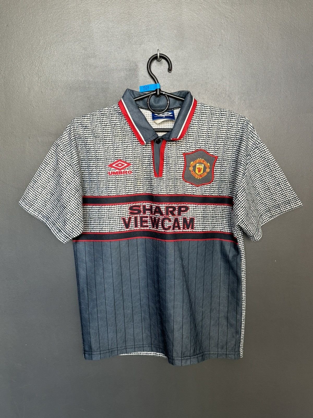 Umbro KIDS Manchester United 95/96 Away Football Jersey T-Shirt Size US XS / EU 42 / 0 - 1 Thumbnail