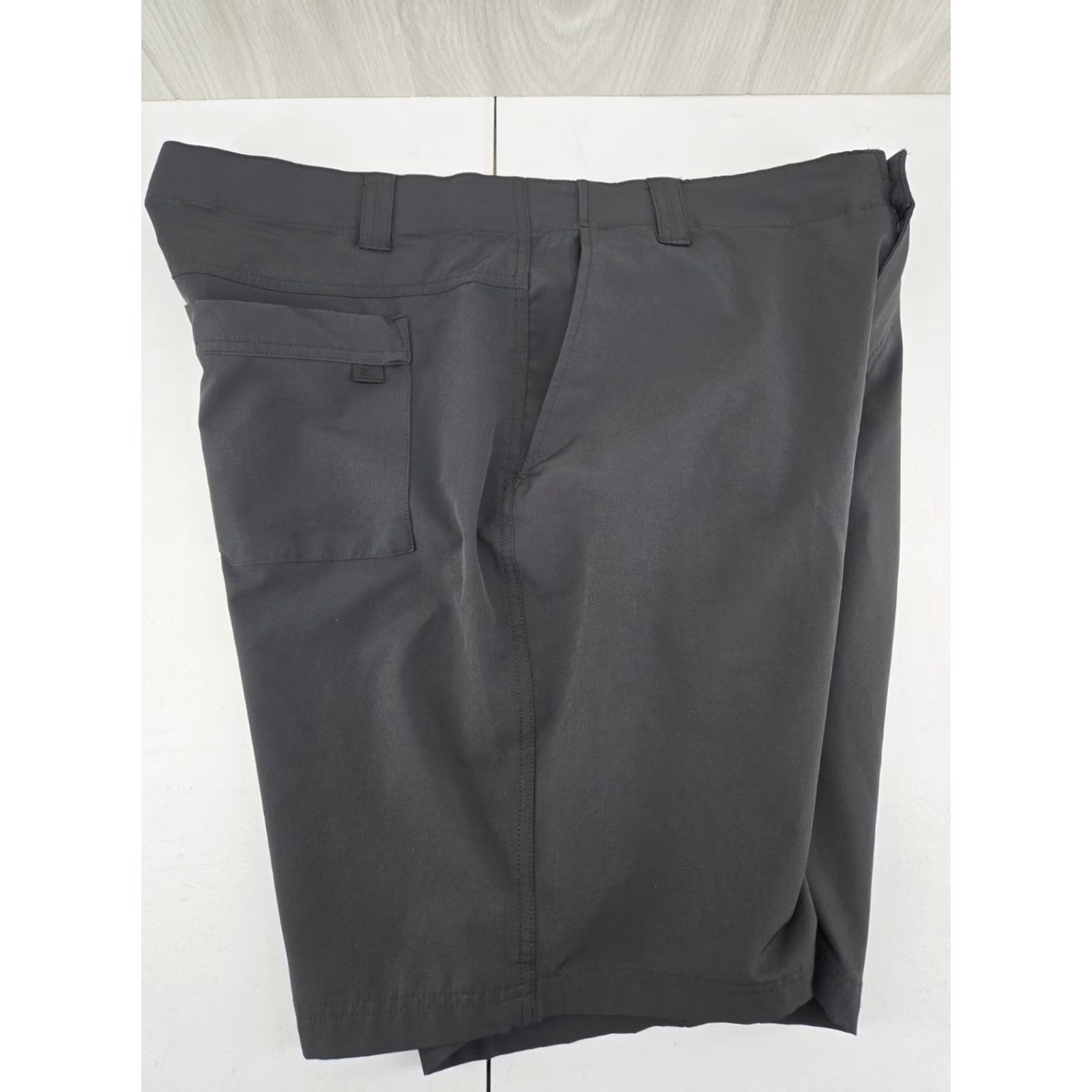 ZeroXposur Zeroxposur Men's Shorts 38 Black Charcoal Gray w/Pockets Flat Front Zip 10in Inseam Size US 38 / EU 54 - 3 Thumbnail