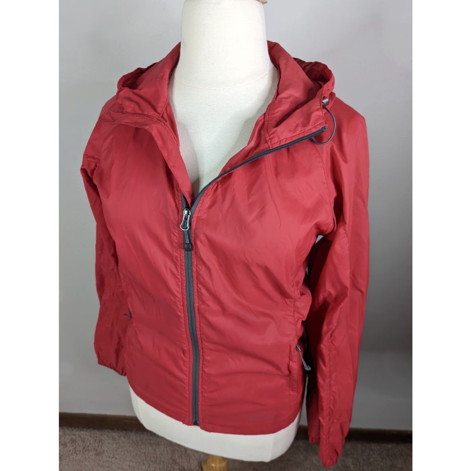 Eddie Bauer Eddie Bauer Rain Jacket Hooded Lightweight Pink Women L (Bust 44, Waist 40) Size L / US 10 / IT 46 - 2 Thumbnail