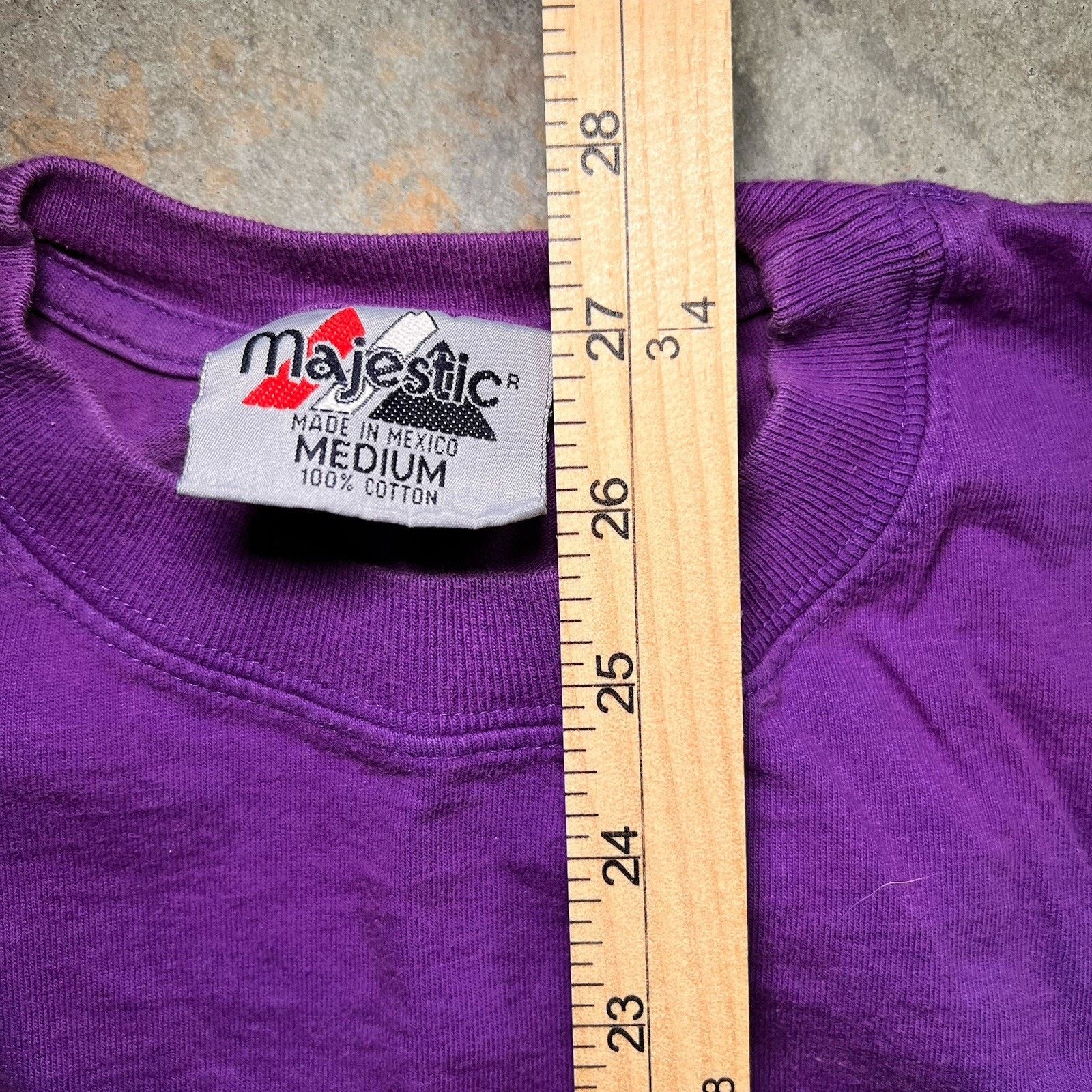 Old Navy Vintage 90s Majestic Old Navy Short Sleeve Purple T Shirt M Size US M / EU 48-50 / 2 - 6 Thumbnail