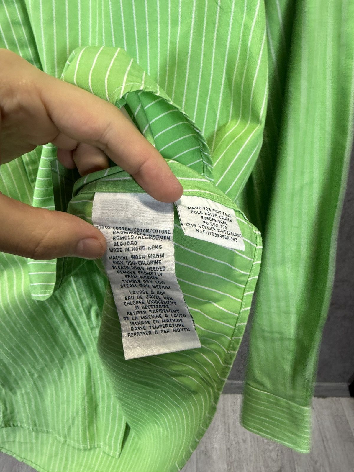 Polo Ralph Lauren Polo Ralph Lauren curham designer striped vintage shirt Size US XL / EU 56 / 4 - 6 Thumbnail