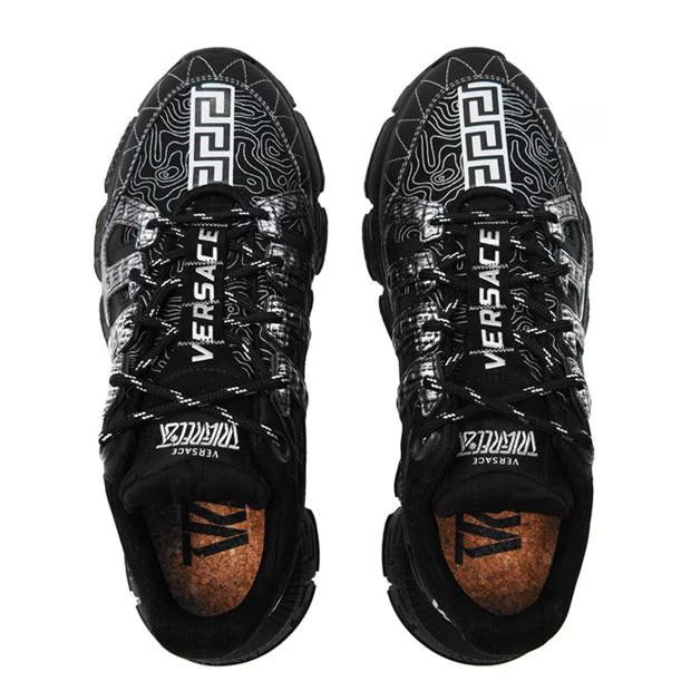Versace o1g2r1mq0824 Trigreca Trainers in Black & White Size US 8 / EU 41 - 5 Thumbnail