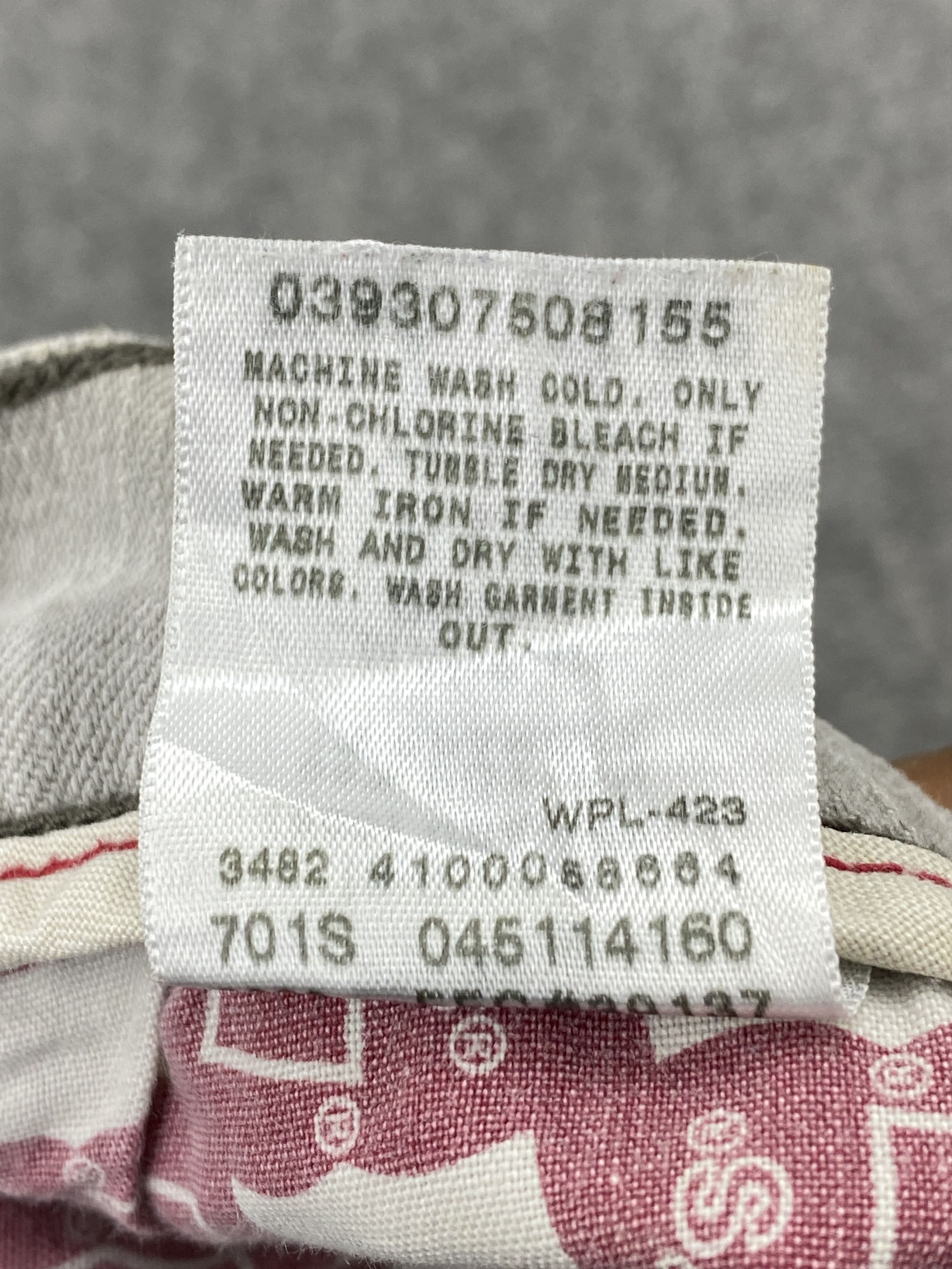Levi's × Vintage Vintage Levis 511 Skinny Grey Jeans DP2342 Size US 34 / EU 50 - 8 Thumbnail