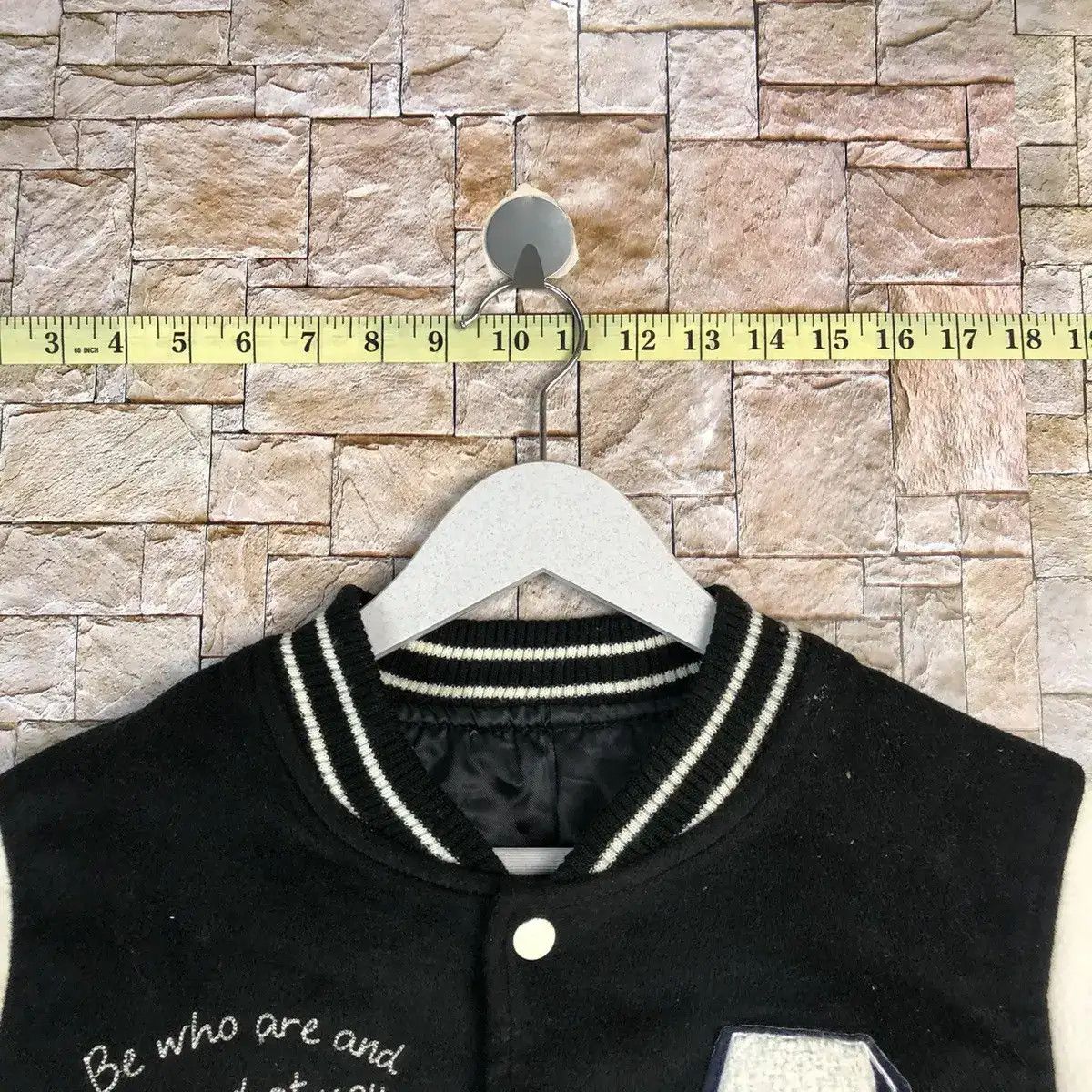 Vintage DL Japan Black White Bombers Jacket #A884 Size S / US 4 / IT 40 - 4 Thumbnail