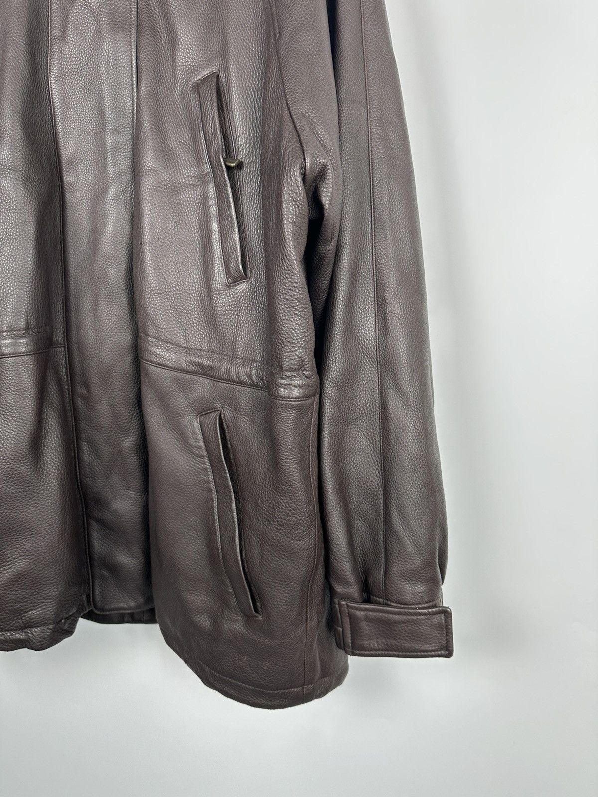 Loro Piana Loro Piana Leather Cashmere Coat Jacket Size US XXL / EU 58 / 5 - 7 Thumbnail