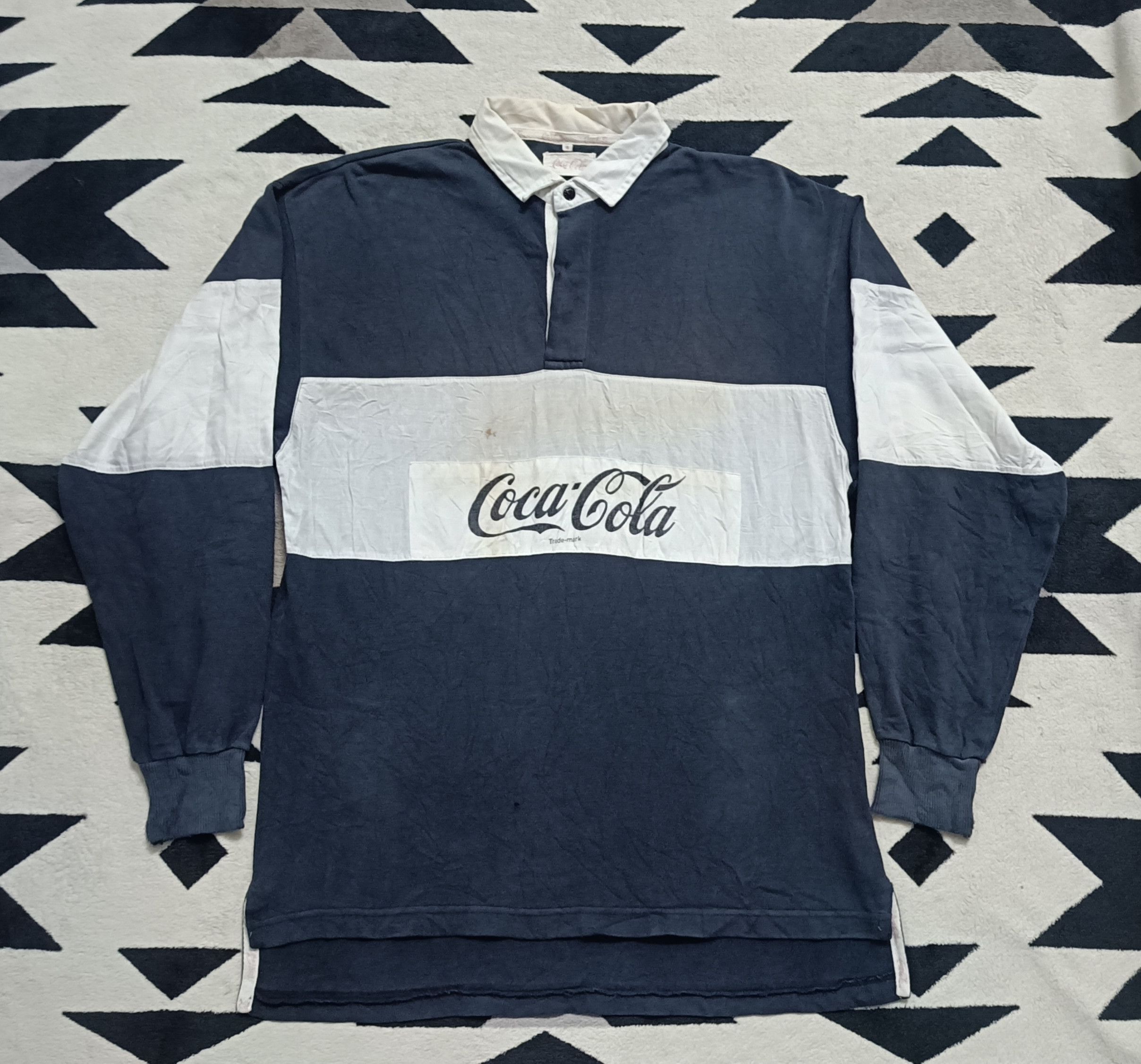 Coca Cola 🔥🔥Rare Distressed Vintage Coca Cola Long Sleeve Tee Size US L / EU 52-54 / 3 - 2 Thumbnail
