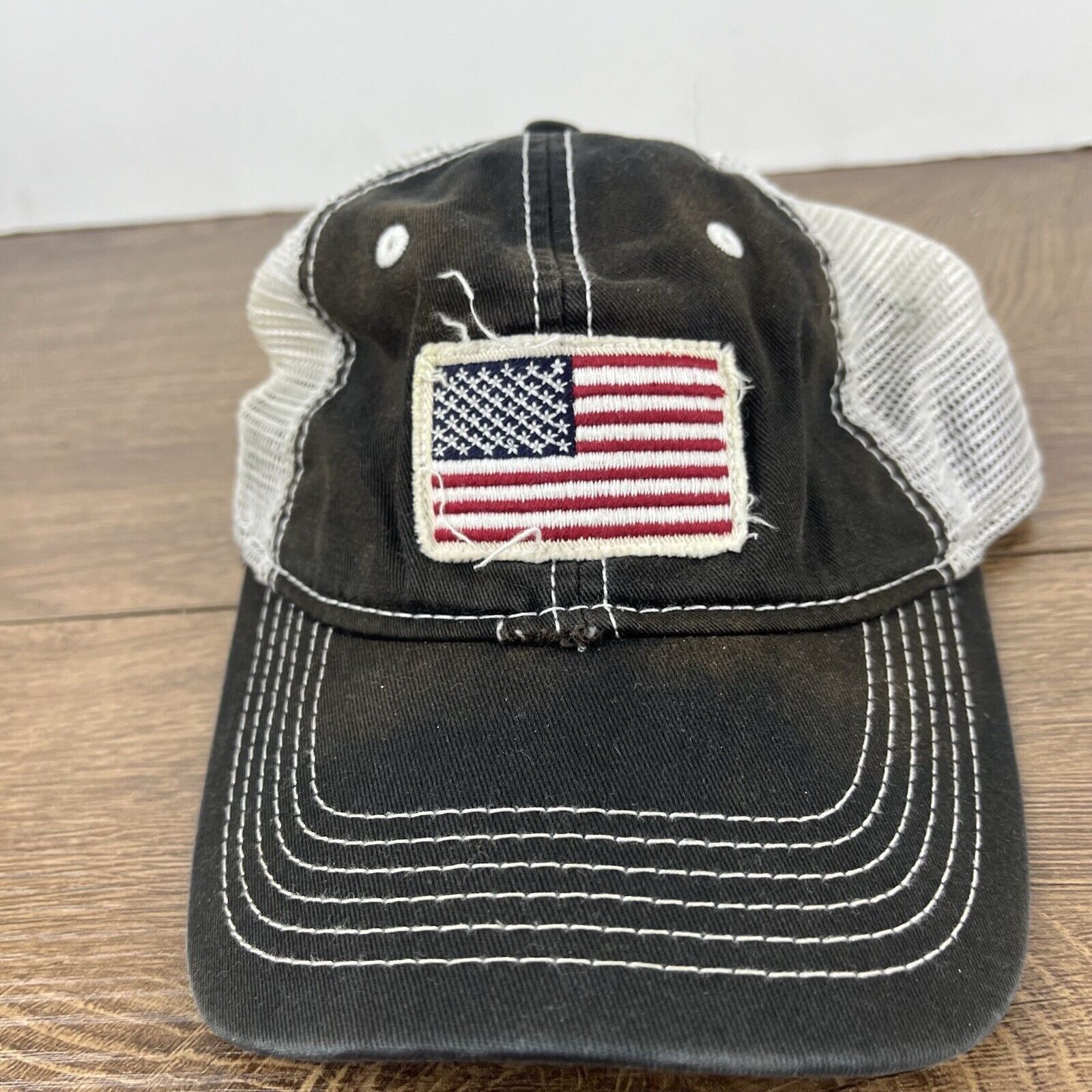 Other USA American Flag Hat Adjustable Hat Black Hat Adjustable Bl Size ONE SIZE - 6 Thumbnail