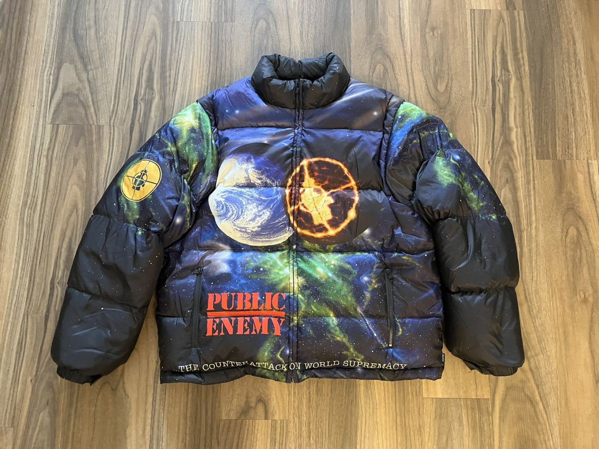 Supreme Supreme x Undercover Public Enemy Puffer Jacket XL | Grailed