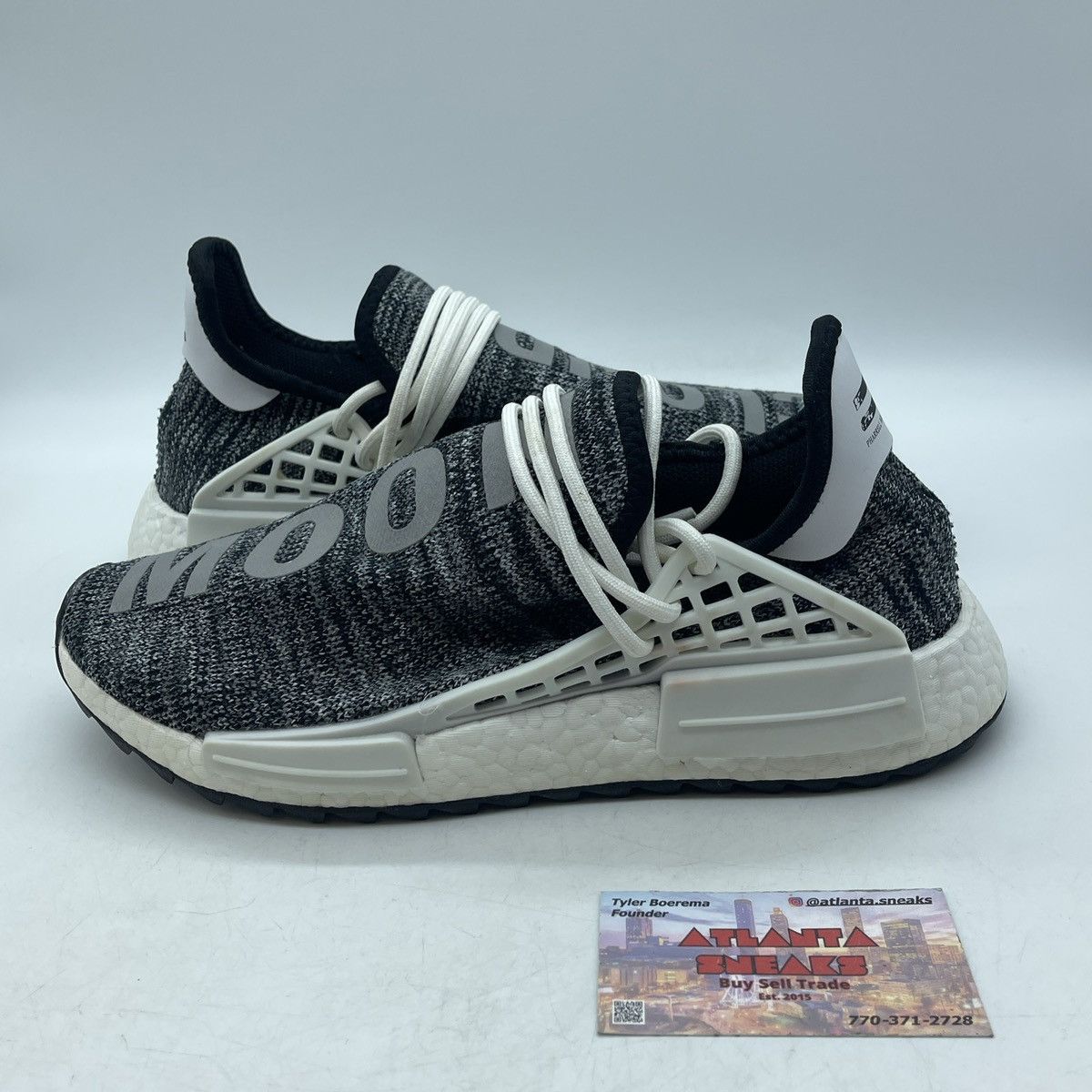 Adidas Pharrell x NHD human race trail Oreo Size US 9 / EU 42 - 1 Thumbnail