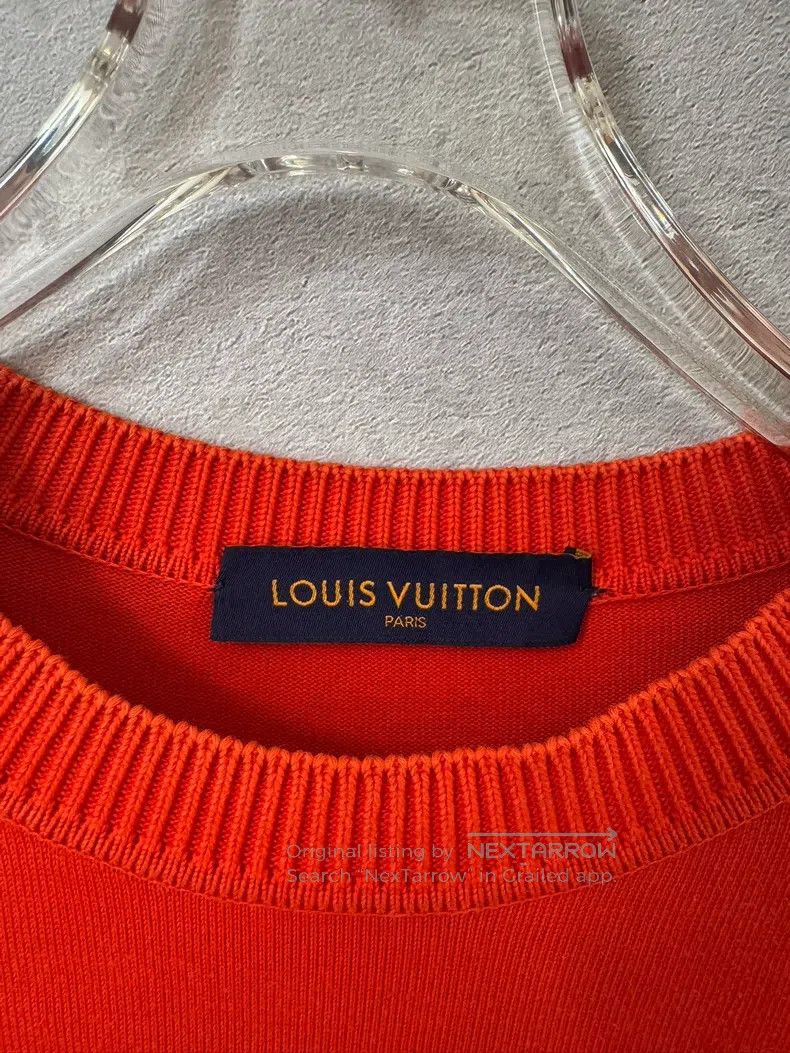 Louis Vuitton Louis Vuitton Orange knit pin short sleeve Size US M / EU 48-50 / 2 - 3 Thumbnail