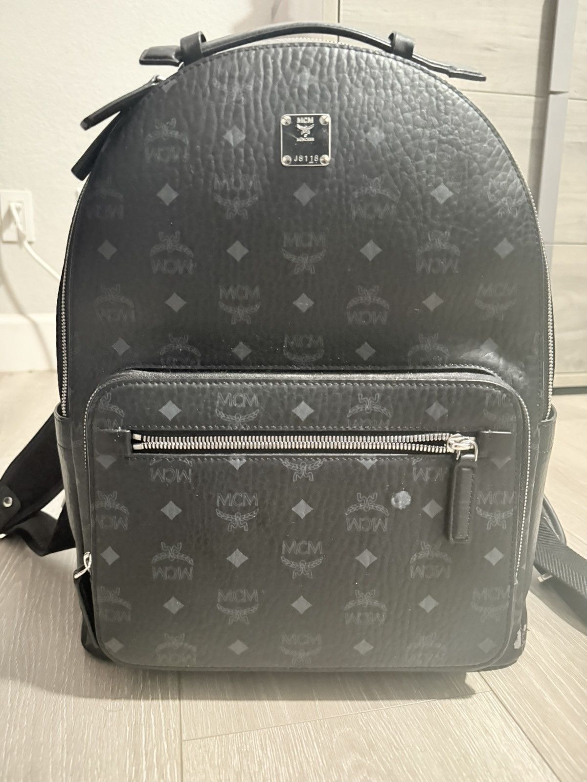 MCM MCM stark black medium backpack Size ONE SIZE - 6 Thumbnail