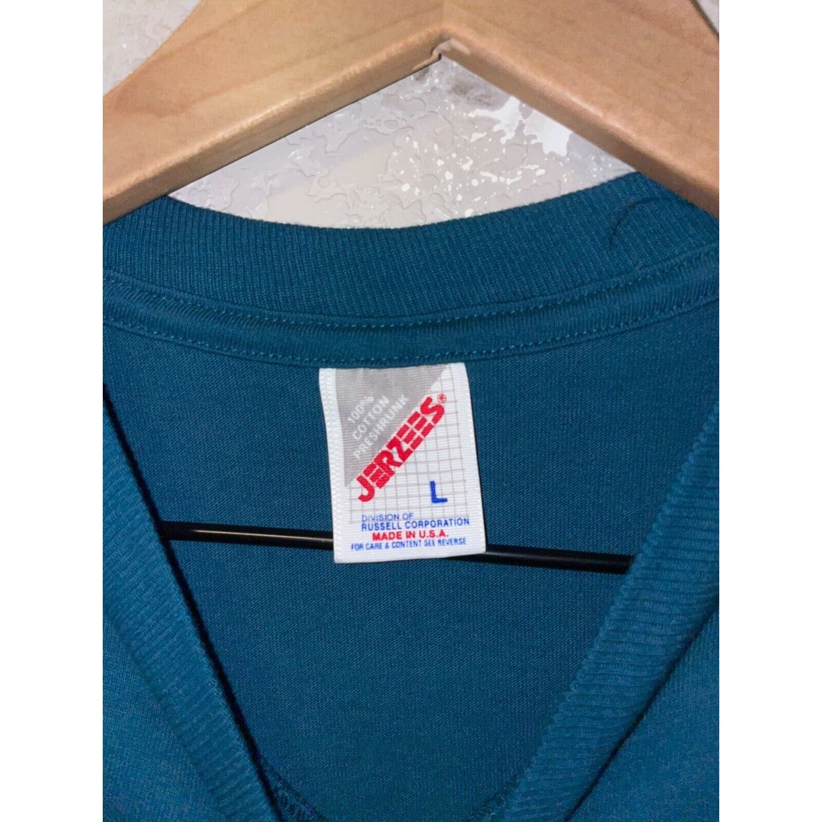 Jerzees Vintage Cherokee Shirt Native American Drum Tee Green 90s L Size US L / EU 52-54 / 3 - 7 Thumbnail
