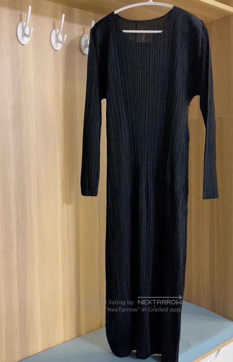 Issey Miyake Issey Miyake Black Dress Size L / US 10 / IT 46 - 2 Thumbnail