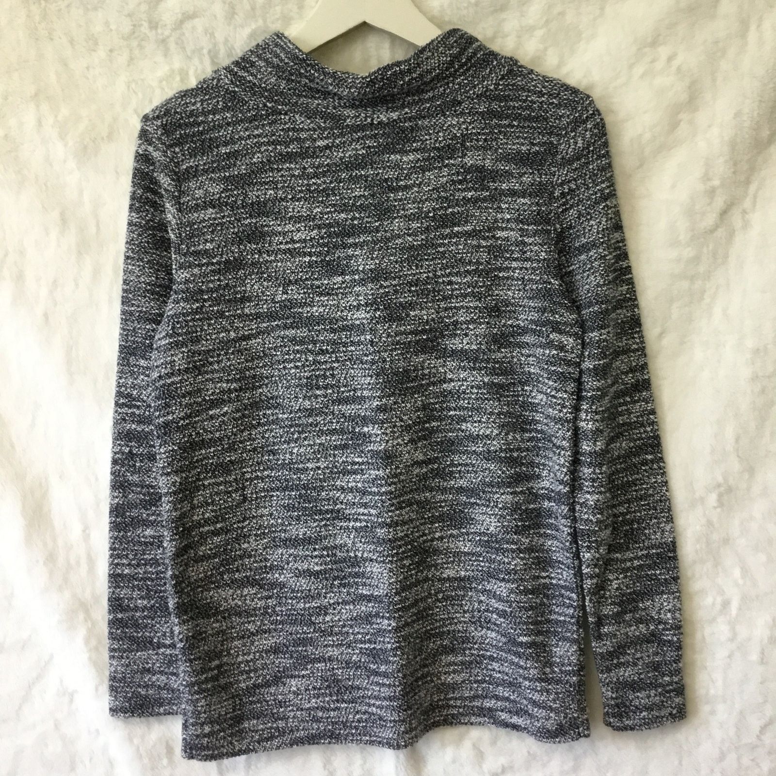 Loft 💰⬇️LOFT Blue Tweed Drawstring Neck Top Size XS / US 0-2 / IT 36-38 - 9 Thumbnail