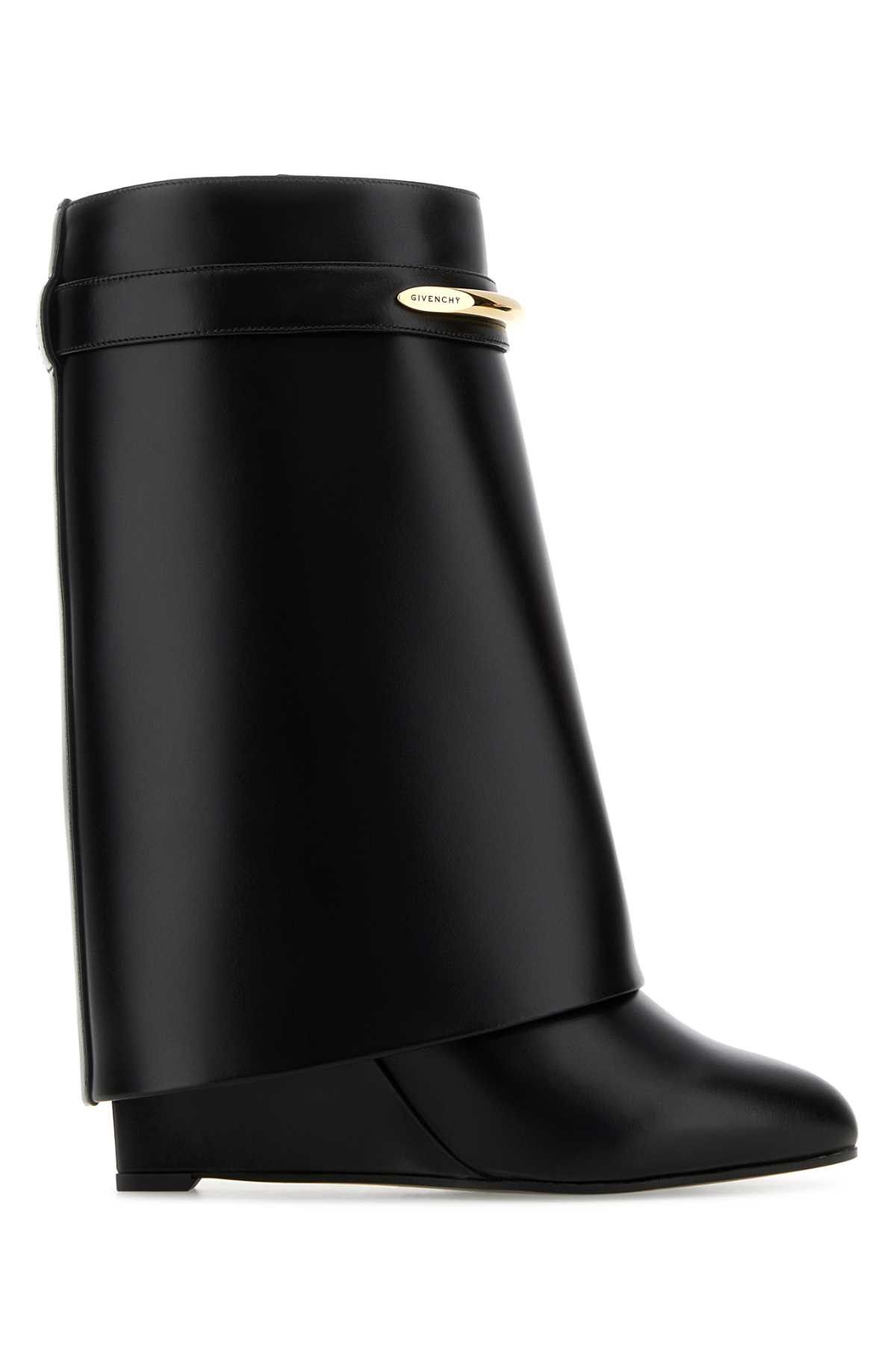 Givenchy Black Leather Shark Pinch Boots Size US 9 / IT 39 - 1 Thumbnail