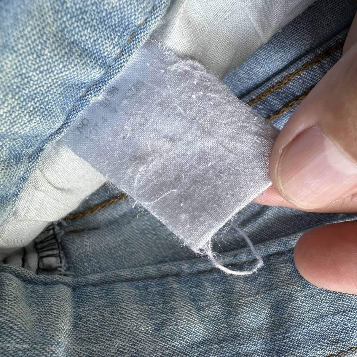 Japanese Brand × Jean × Vintage Vintage Hanes Lightwash Distressed Faded Denim Jean Pant W36 Size US 36 / EU 52 - 8 Thumbnail