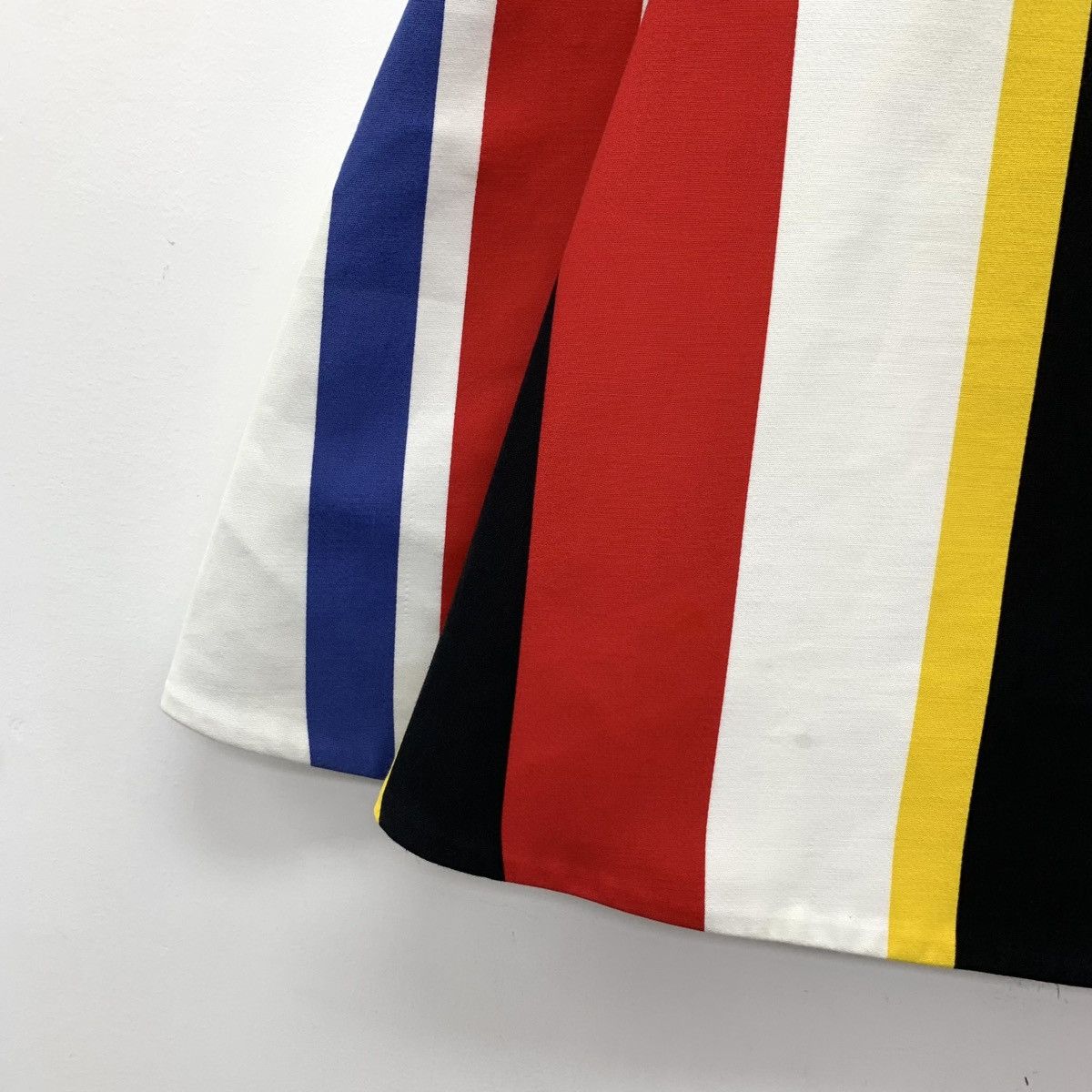 Marni Marni Color-blocked Striped Cotton Mini Skirt K26WX Size 28" / US 6 / IT 42 - 4 Thumbnail