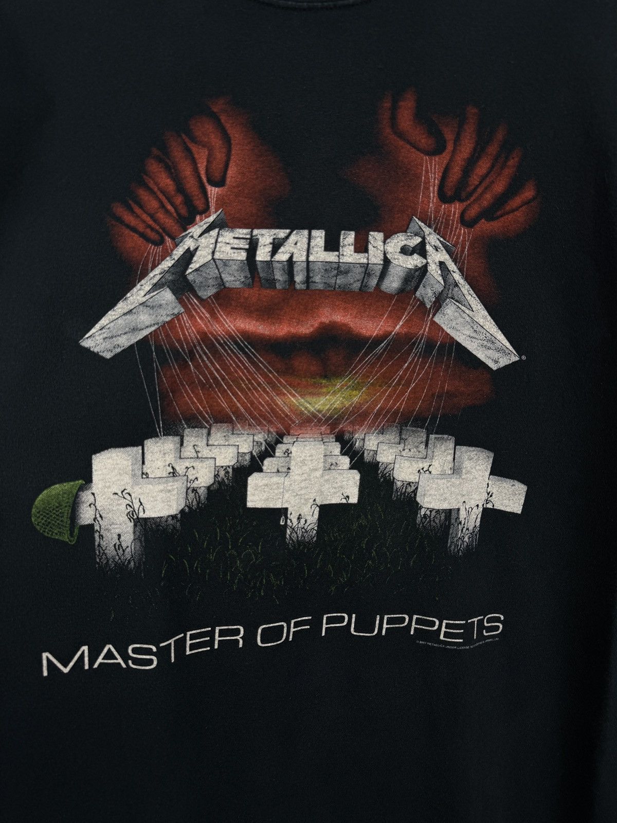 Band Tees × Metallica × Vintage 💀 Vintage Metallica Master Of Puppets Rock Band t-shirt 2007 Size US XL / EU 56 / 4 - 5 Thumbnail
