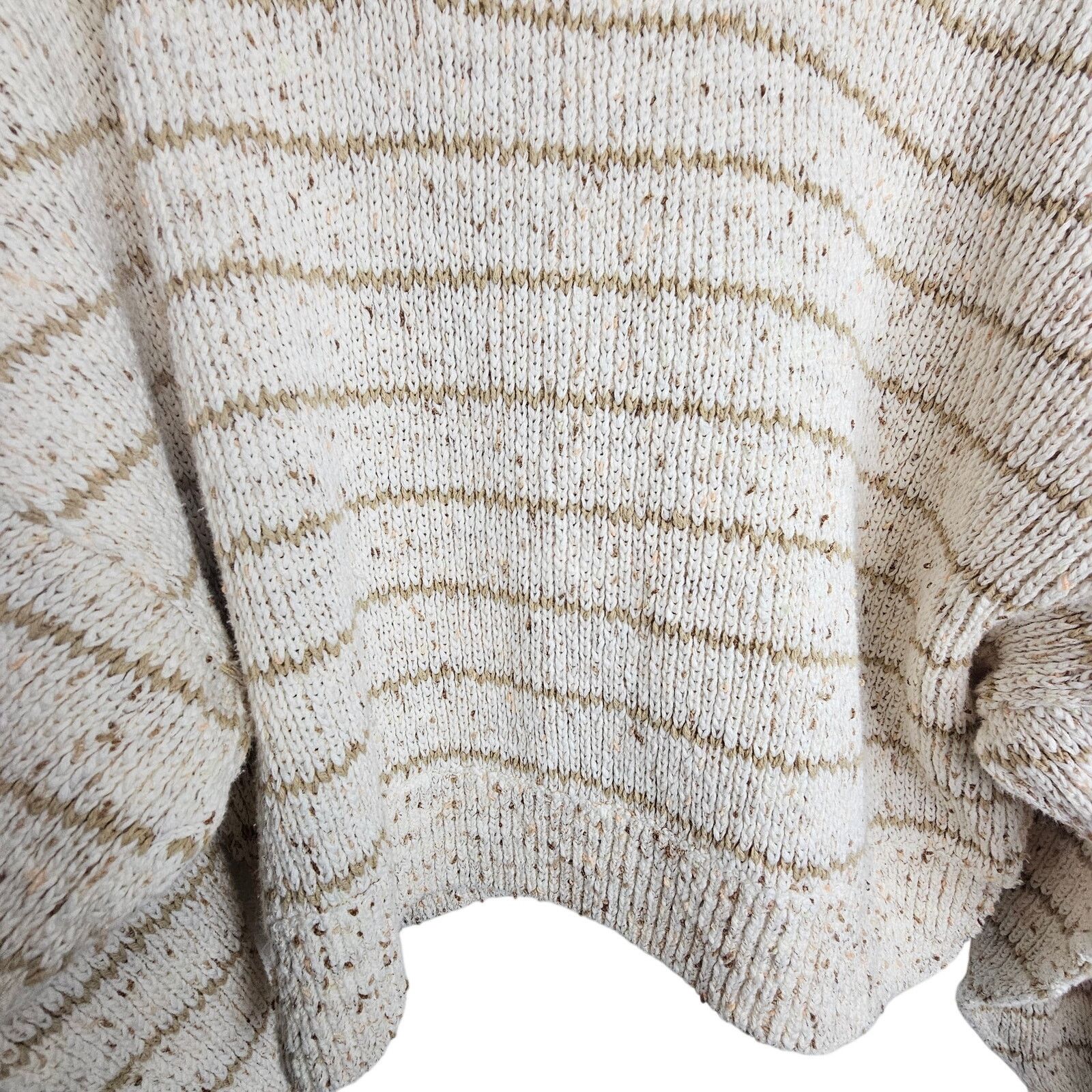 Free People Free People Starlight Striped Pullover Sweater Sz M Granola Size M / US 6-8 / IT 42-44 - 4 Thumbnail