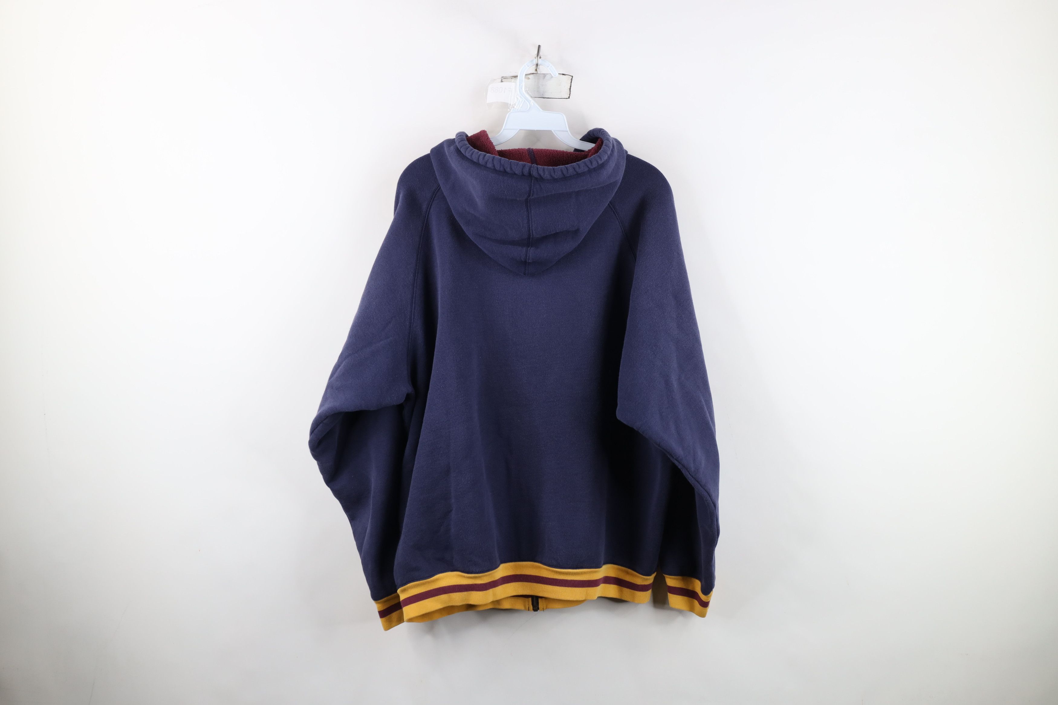 Vintage Vintage Streetwear Striped Heavyweight Full Zip Hoodie Size US L / EU 52-54 / 3 - 12 Thumbnail