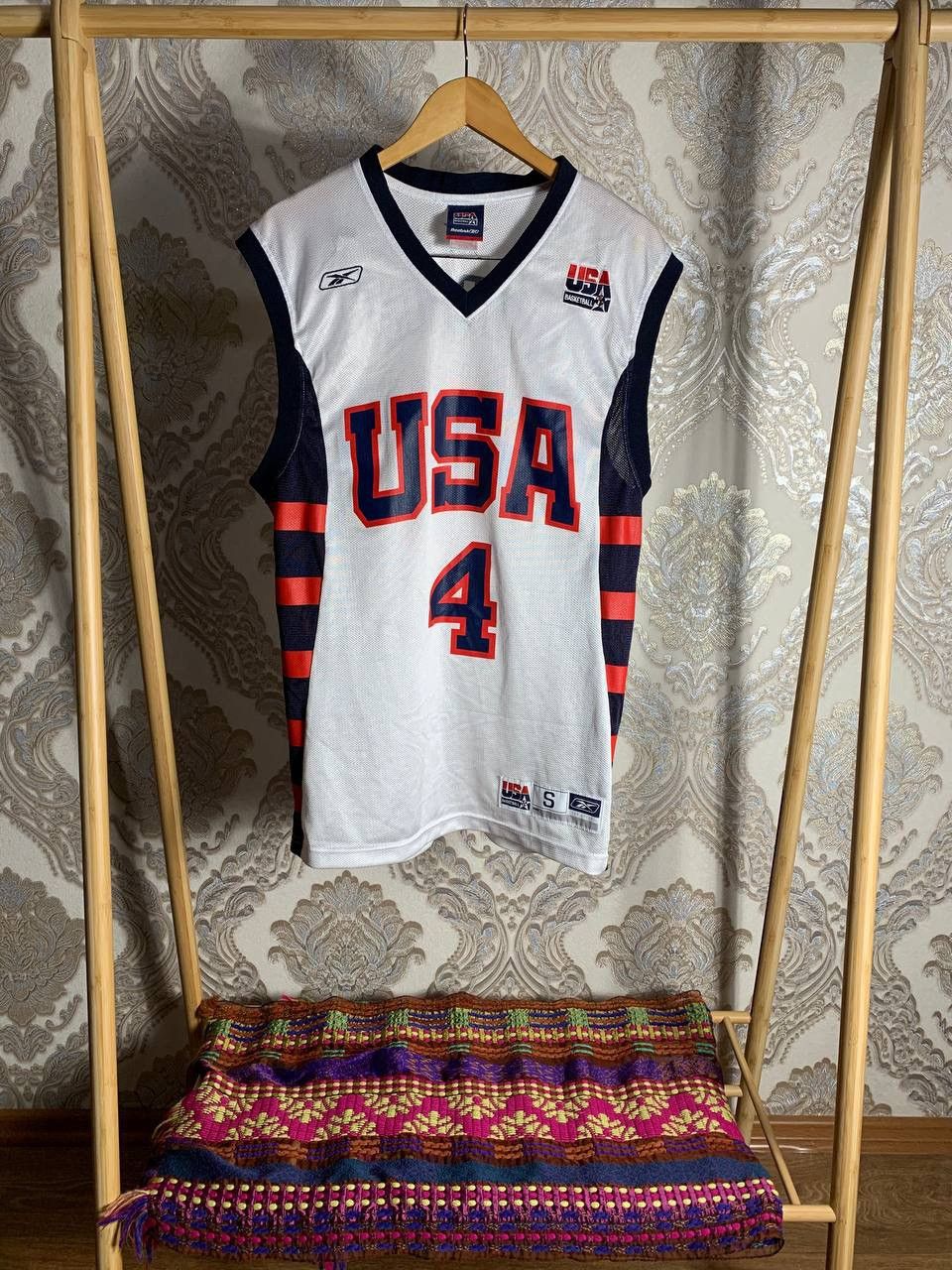 Reebok VINTAGE REEBOK USA NBA RETRO JERSEY BASKETBALL Y2K 90s Size US S / EU 44-46 / 1 - 1 Thumbnail