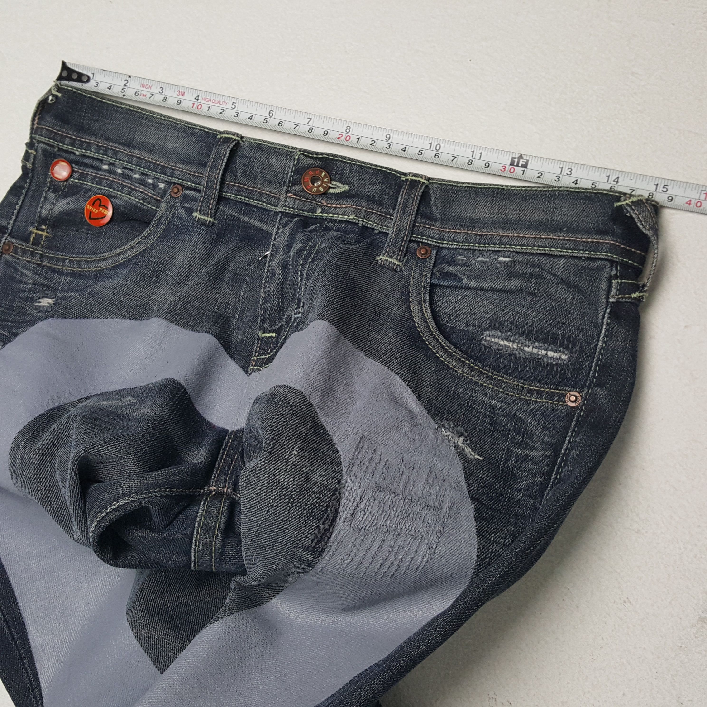 Evisu × Puma × Vintage EVISU x PUMA Japanese Brand Streetwear Custom Daicock Jeans Size 30" / US 8 / IT 44 - 7 Thumbnail