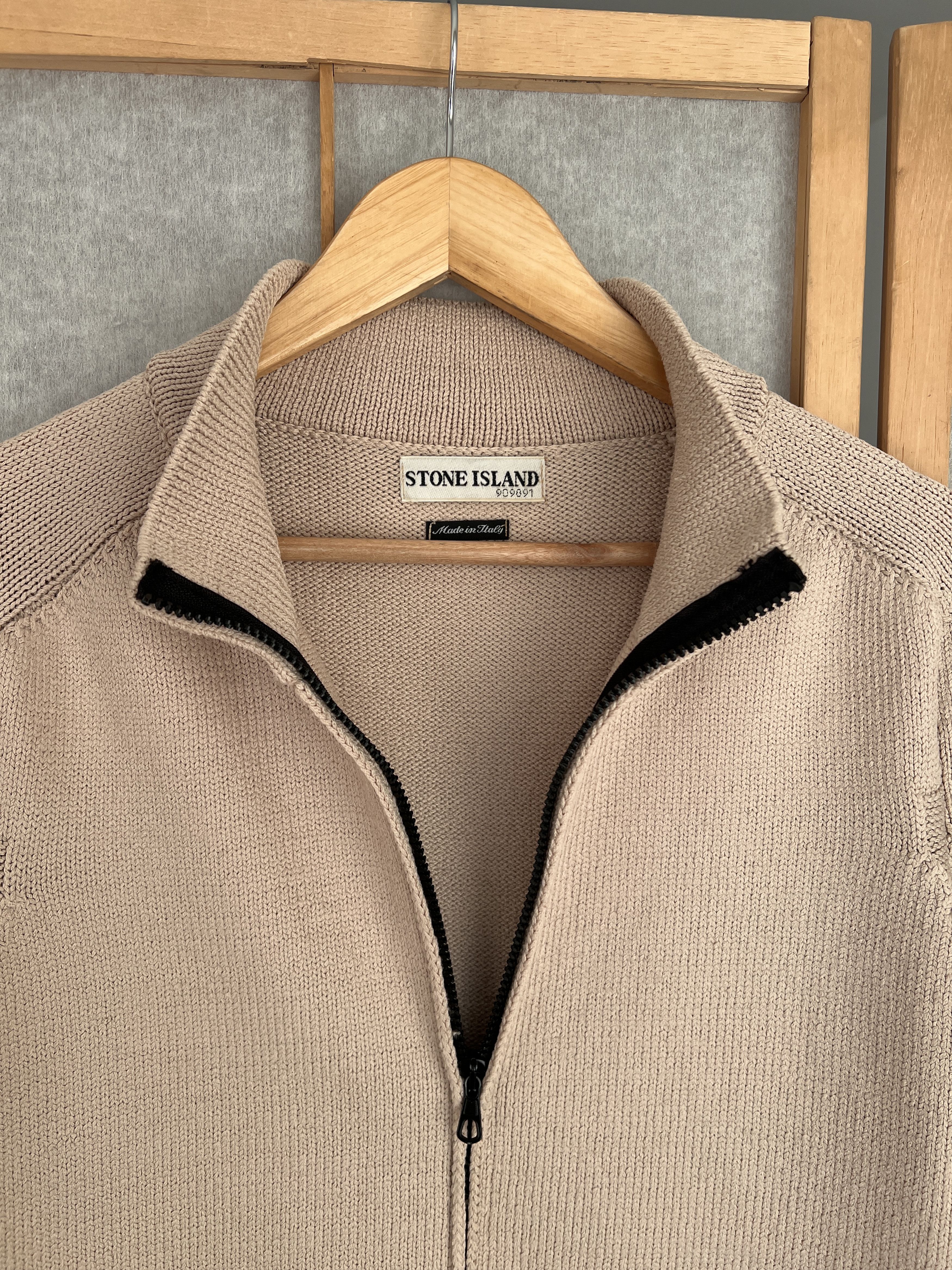 Massimo Osti 2000s VINTAGE STONE ISLAND KNIT SWEATER RARE Size US L / EU 52-54 / 3 - 15 Thumbnail