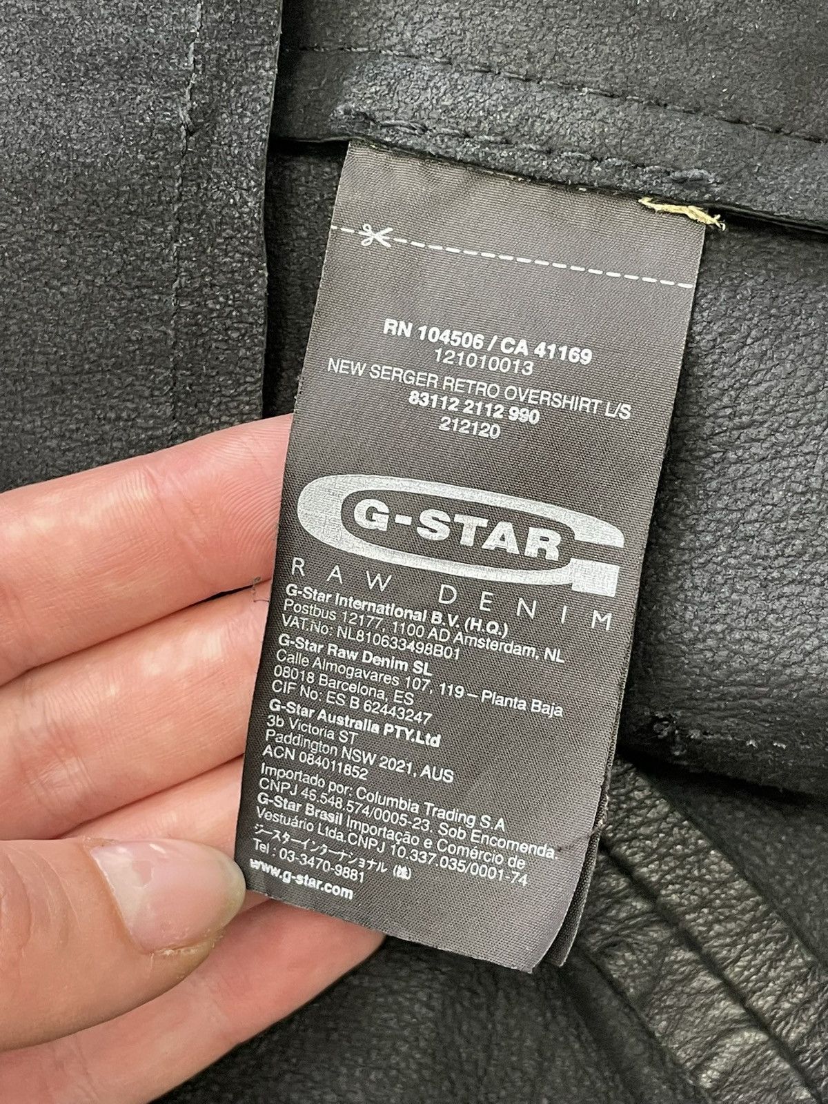 G star raw zipper 14th addiction leather opium jacket y2k