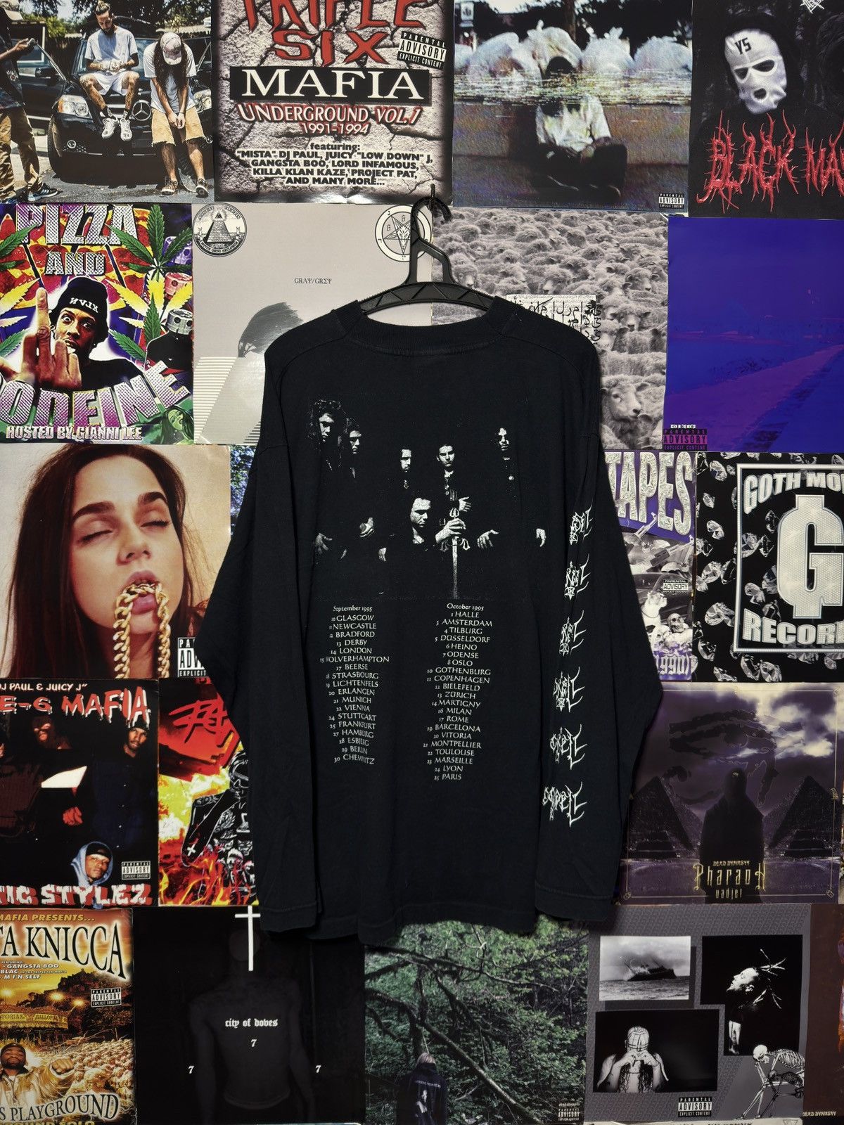 Vintage Vintage Moonspell Wolfheart 1995 Tour Long Sleeve Size US XL / EU 56 / 4 - 2 Thumbnail