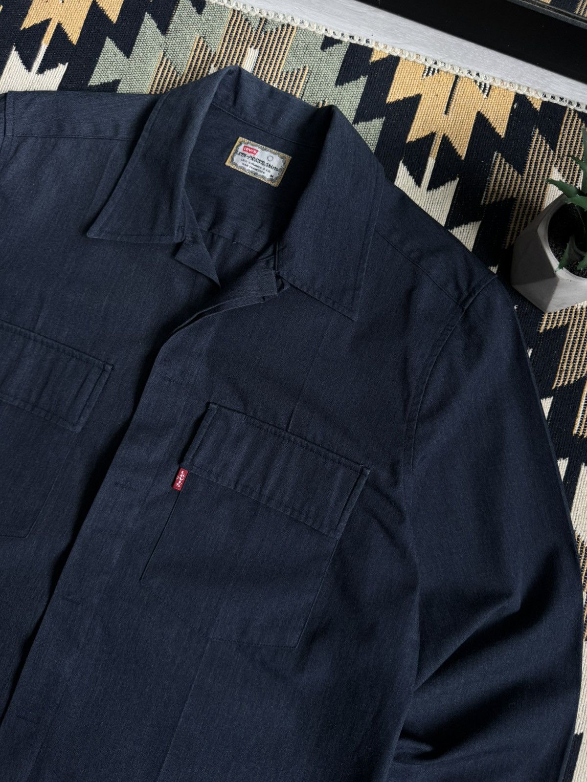 Levi's Vintage Levi’s Sta-Prest Button Up Shirt Size US M / EU 48-50 / 2 - 5 Thumbnail