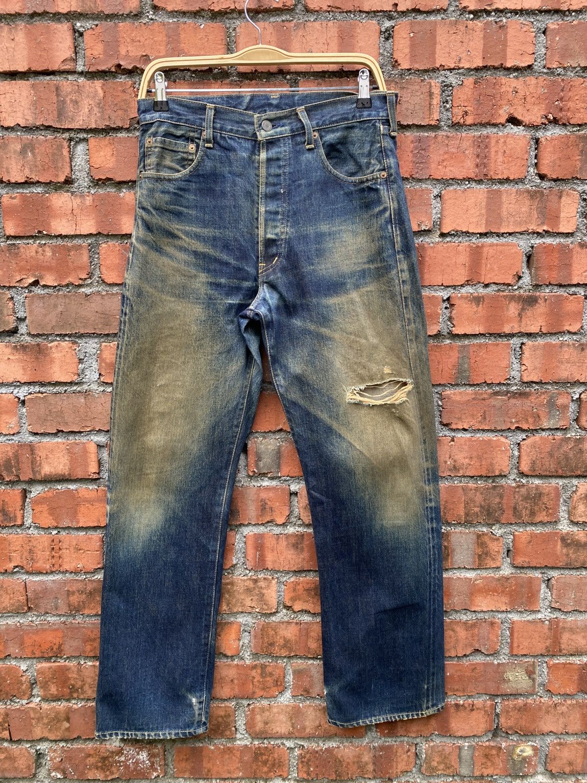 Levi's Vintage Clothing W31x30 Vintage levi's 503B big E Redline denime Size US 31 - 1 Thumbnail