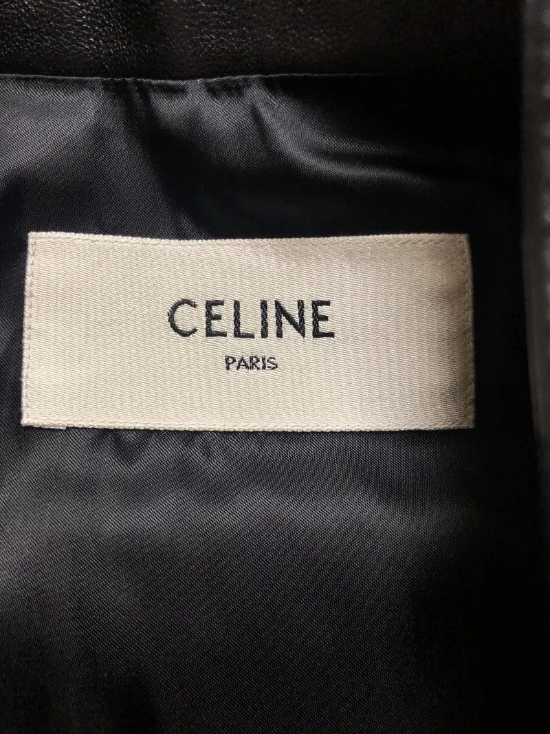 Celine × Hedi Slimane FW19 Leather Biker Jacket sz 44 Size US S / EU 44-46 / 1 - 6 Thumbnail